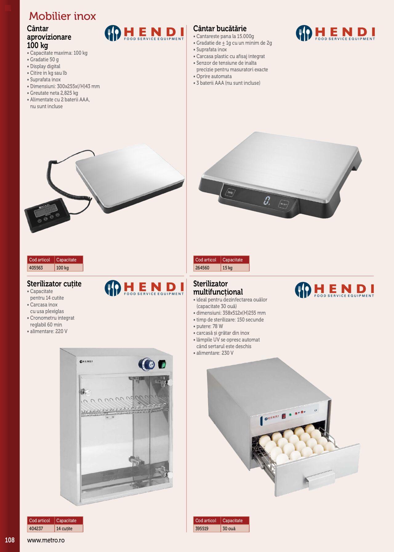 metro - Metro catalog - Echipamente Profesionale pentru HoReCa de luni 15.01.2024 - page: 108 metro - Metro catalog - Echipamente Profesionale pentru HoReCa de luni 15.01.2024 - page: 108