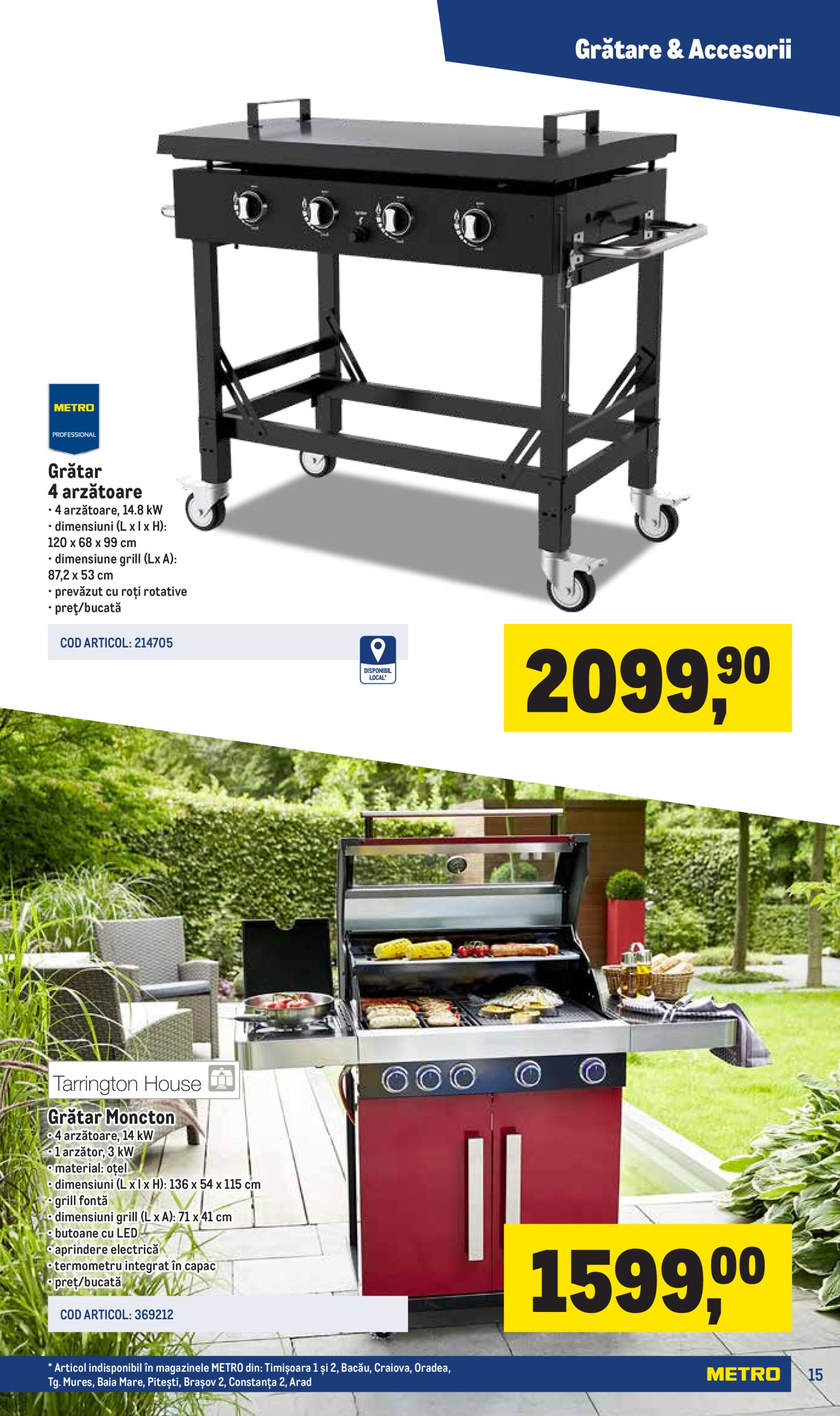 metro - Catalog Metro - Terasă și grădină PRO valabil din 17.03. - 30.06. - page: 15