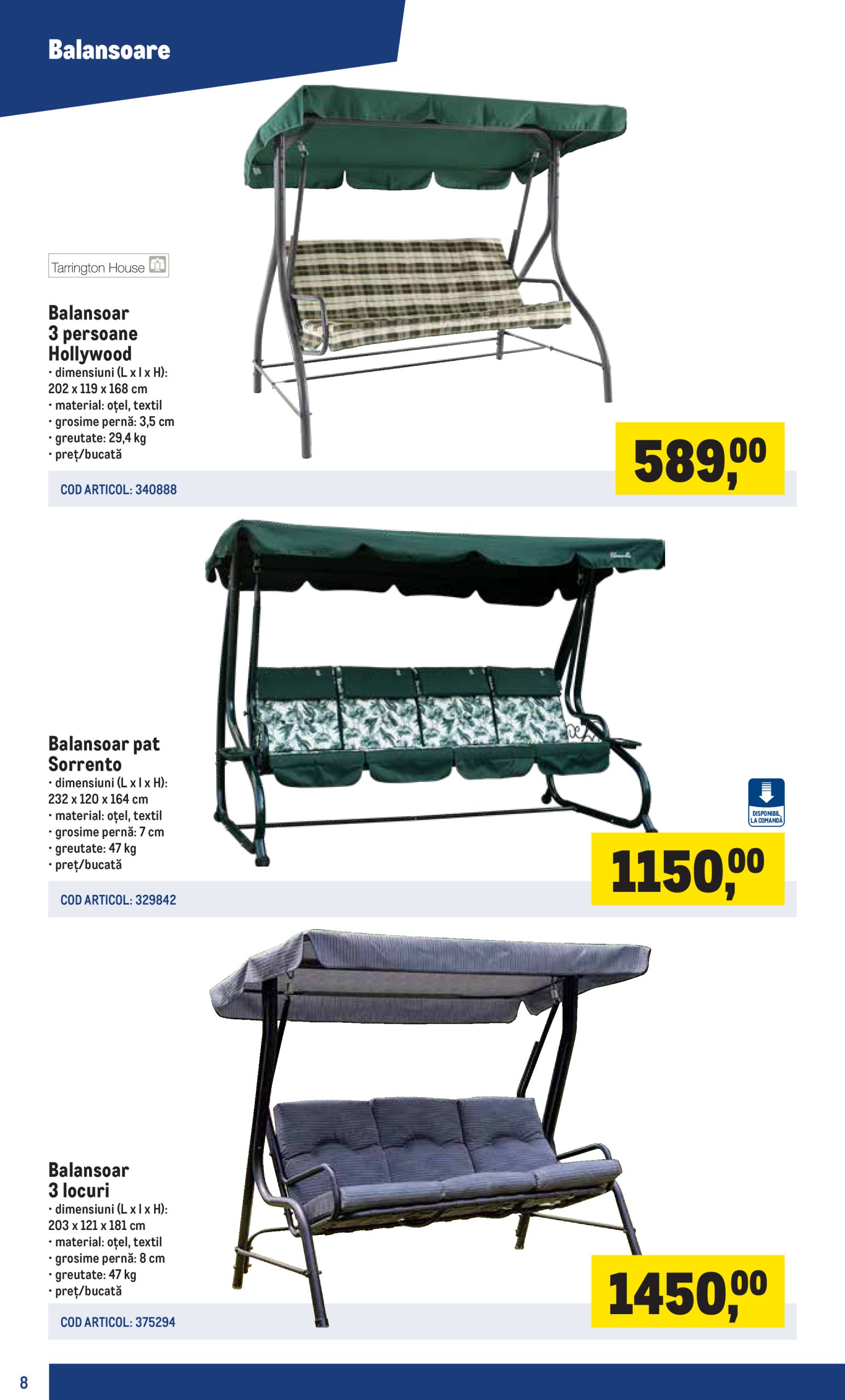 metro - Catalog Metro - Terasă și grădină PRO valabil din 17.03. - 30.06. - page: 8