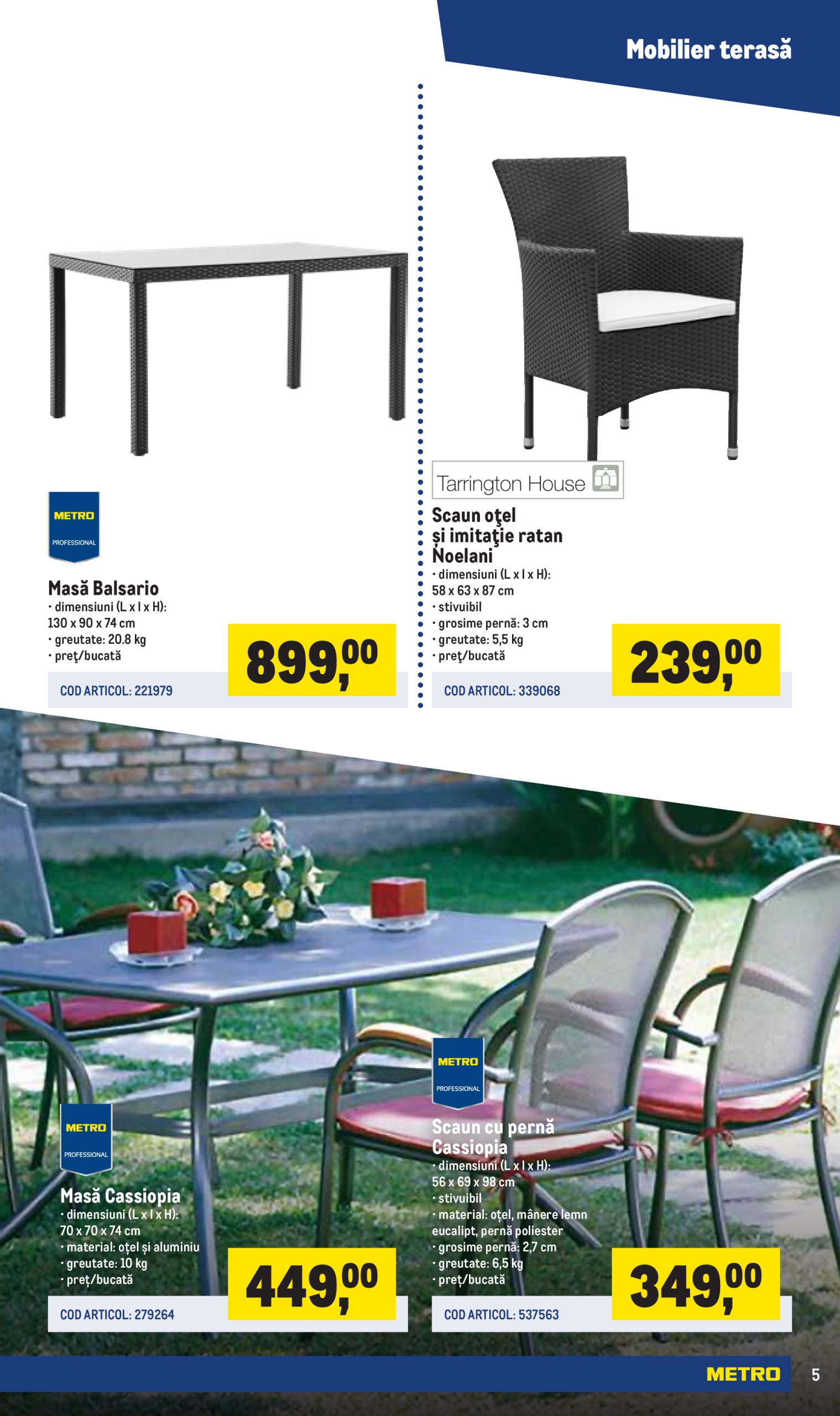 metro - Catalog Metro - Terasă și grădină PRO valabil din 17.03. - 30.06. - page: 5
