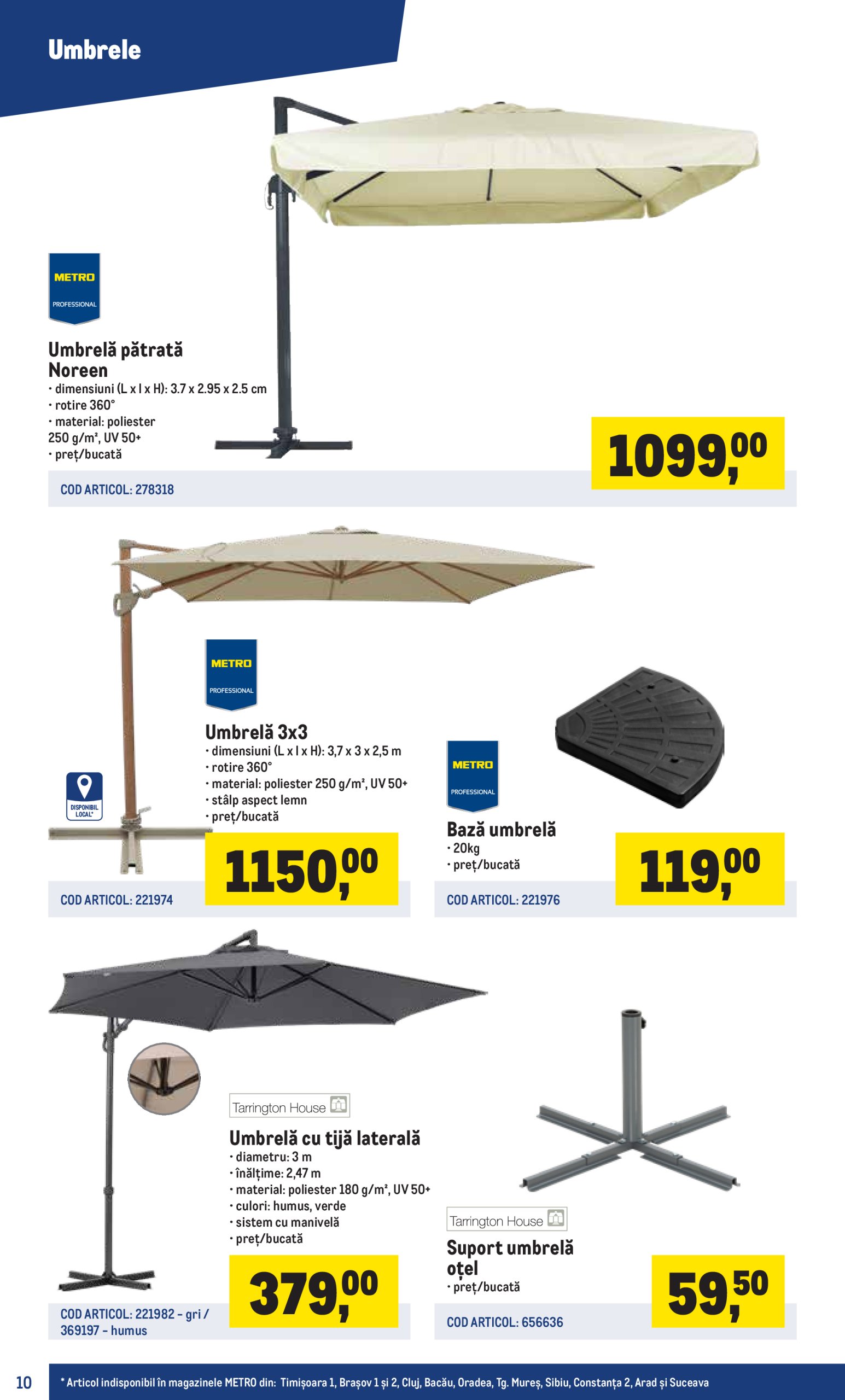 metro - Catalog Metro - Terasă și grădină PRO valabil din 17.03. - 30.06. - page: 10