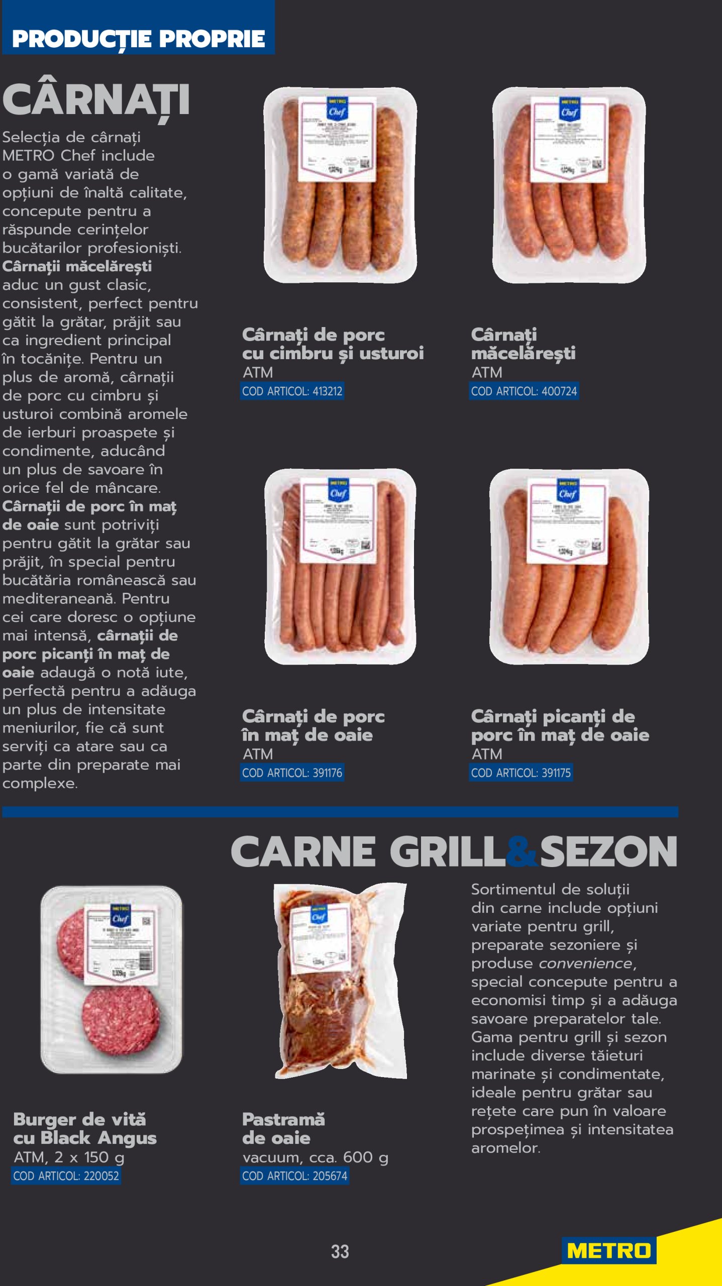 metro - Catalog Metro - Carne pentru Profesioniști valabil din 03.06. până pe 31.12. - page: 33 metro - Catalog Metro - Carne pentru Profesioniști valabil din 03.06. până pe 31.12. - page: 33