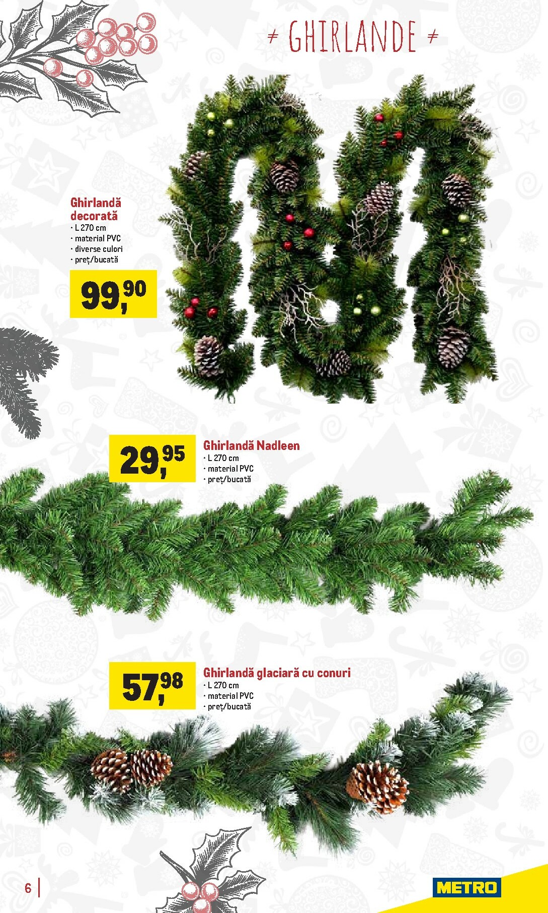 metro - Catalog Metro - Catalog Decorațiuni pentru Crăciun online – oferte valabile din 18.11. - page: 6