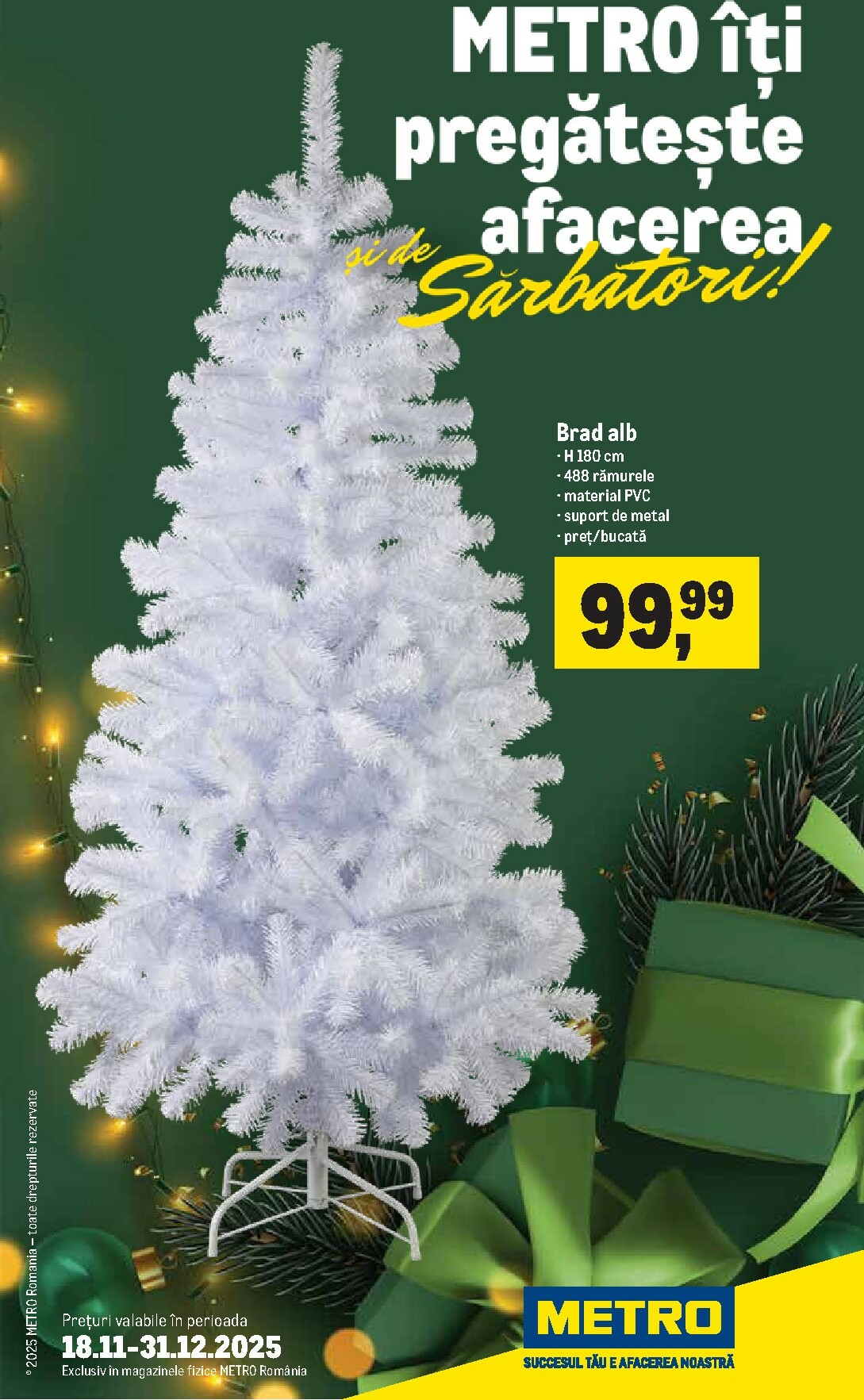metro - Catalog Metro - Catalog Decorațiuni pentru Crăciun online – oferte valabile din 18.11.