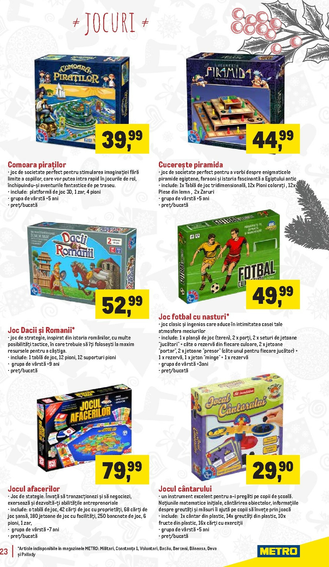 metro - Catalog Metro - Catalog Decorațiuni pentru Crăciun online – oferte valabile din 18.11. - page: 23