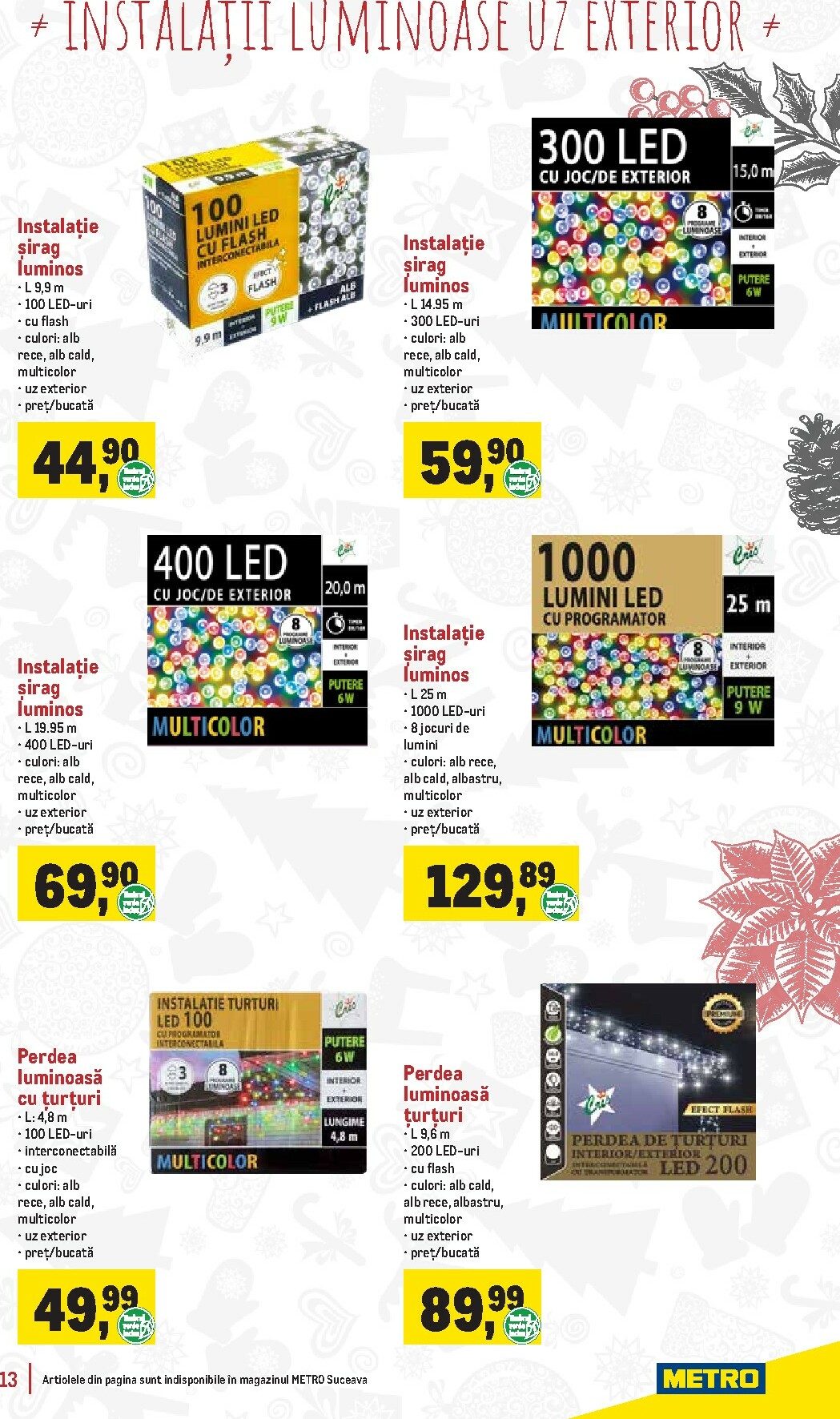 metro - Catalog Metro - Catalog Decorațiuni pentru Crăciun online – oferte valabile din 18.11. - page: 13