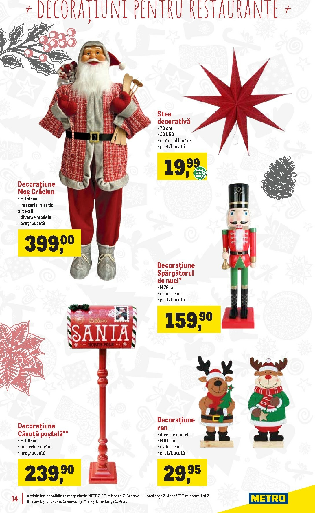 metro - Catalog Metro - Catalog Decorațiuni pentru Crăciun online – oferte valabile din 18.11. - page: 14