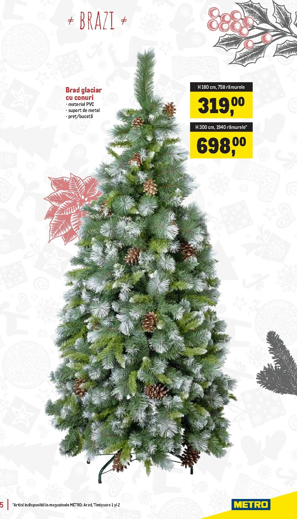 metro - Catalog Metro - Catalog Decorațiuni pentru Crăciun online – oferte valabile din 18.11. - page: 5