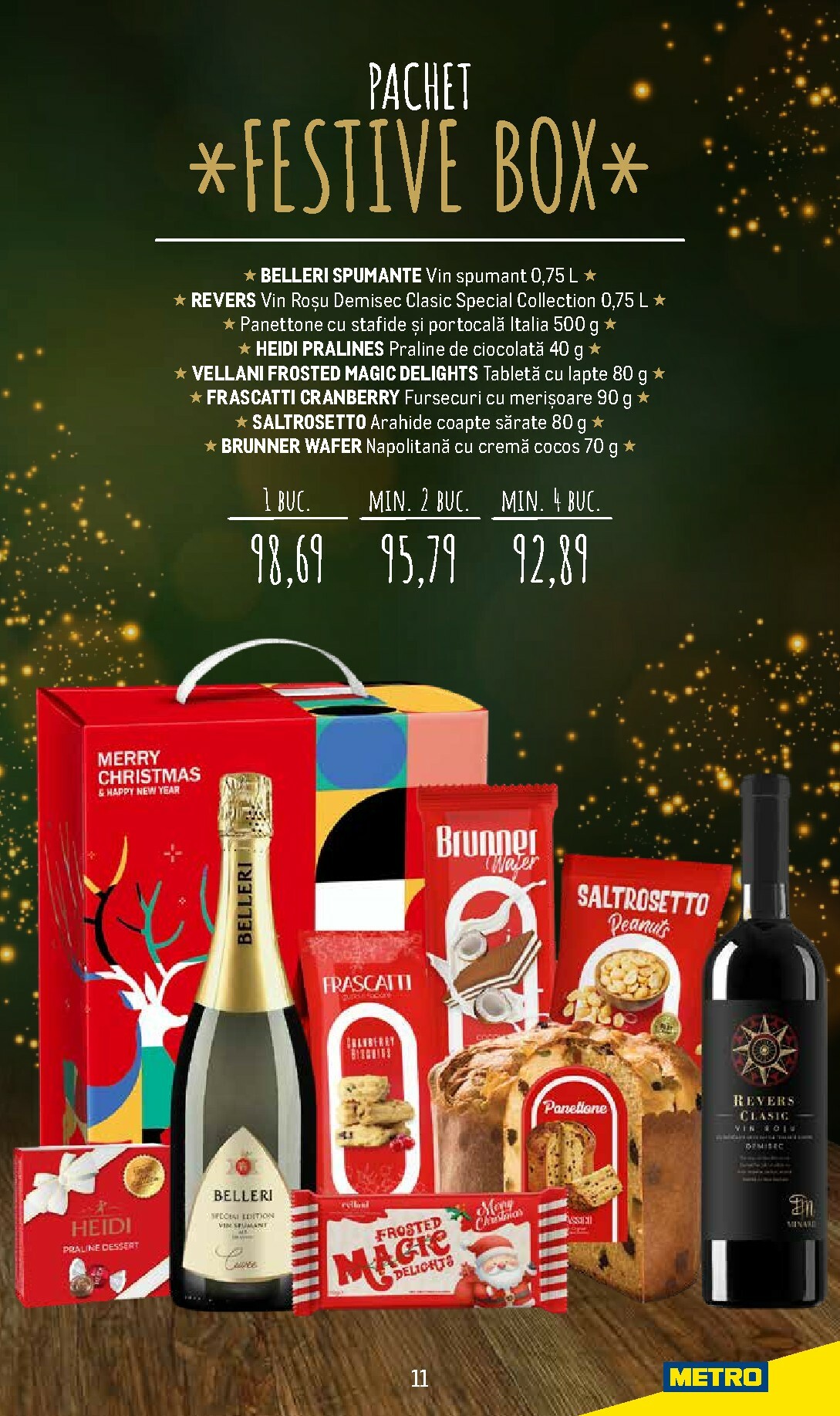 metro - Catalog Metro - Coșuri cadou pentru Crăciun online – oferte valabile din 24.11. - page: 11