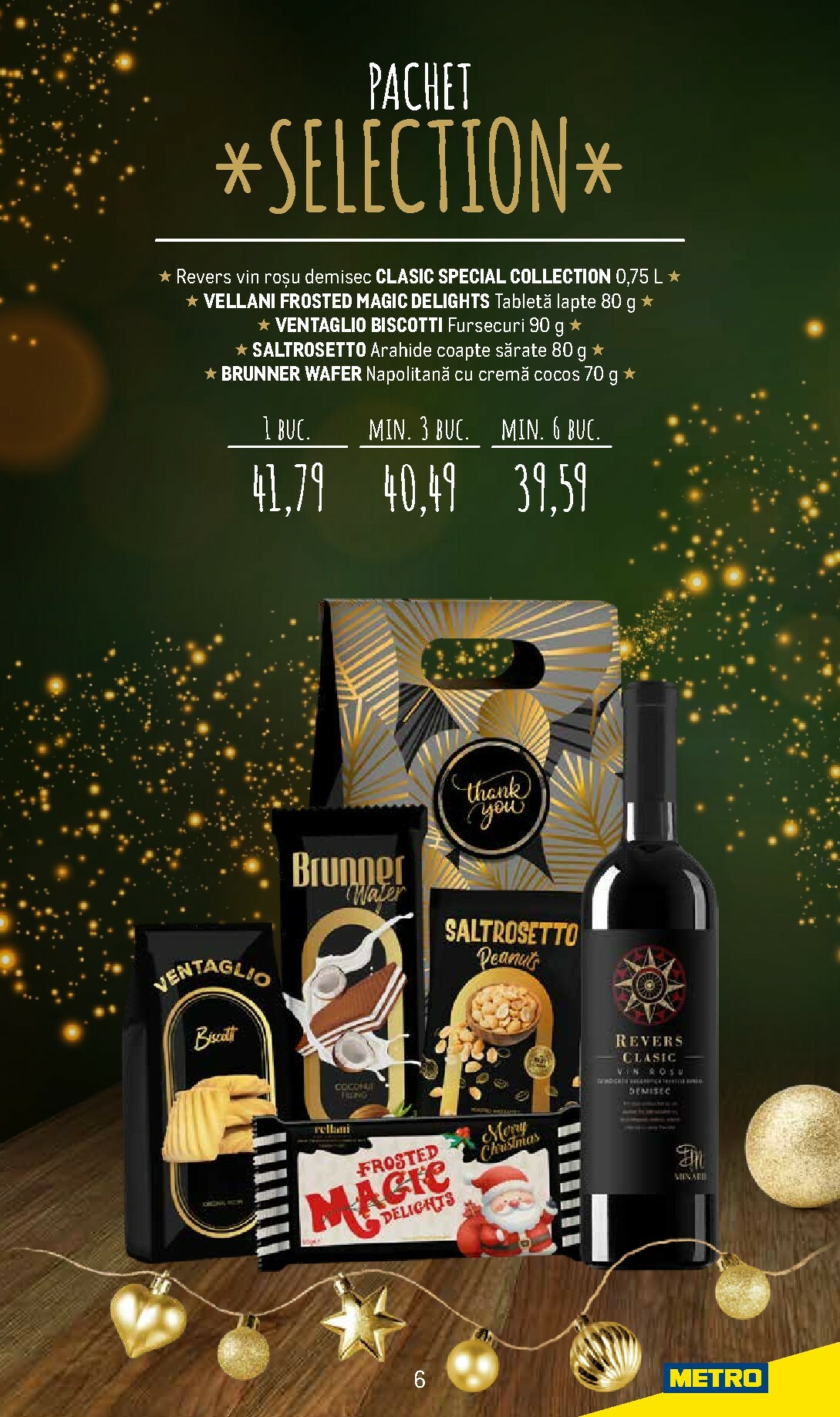 metro - Catalog Metro - Coșuri cadou pentru Crăciun online – oferte valabile din 24.11. - page: 6