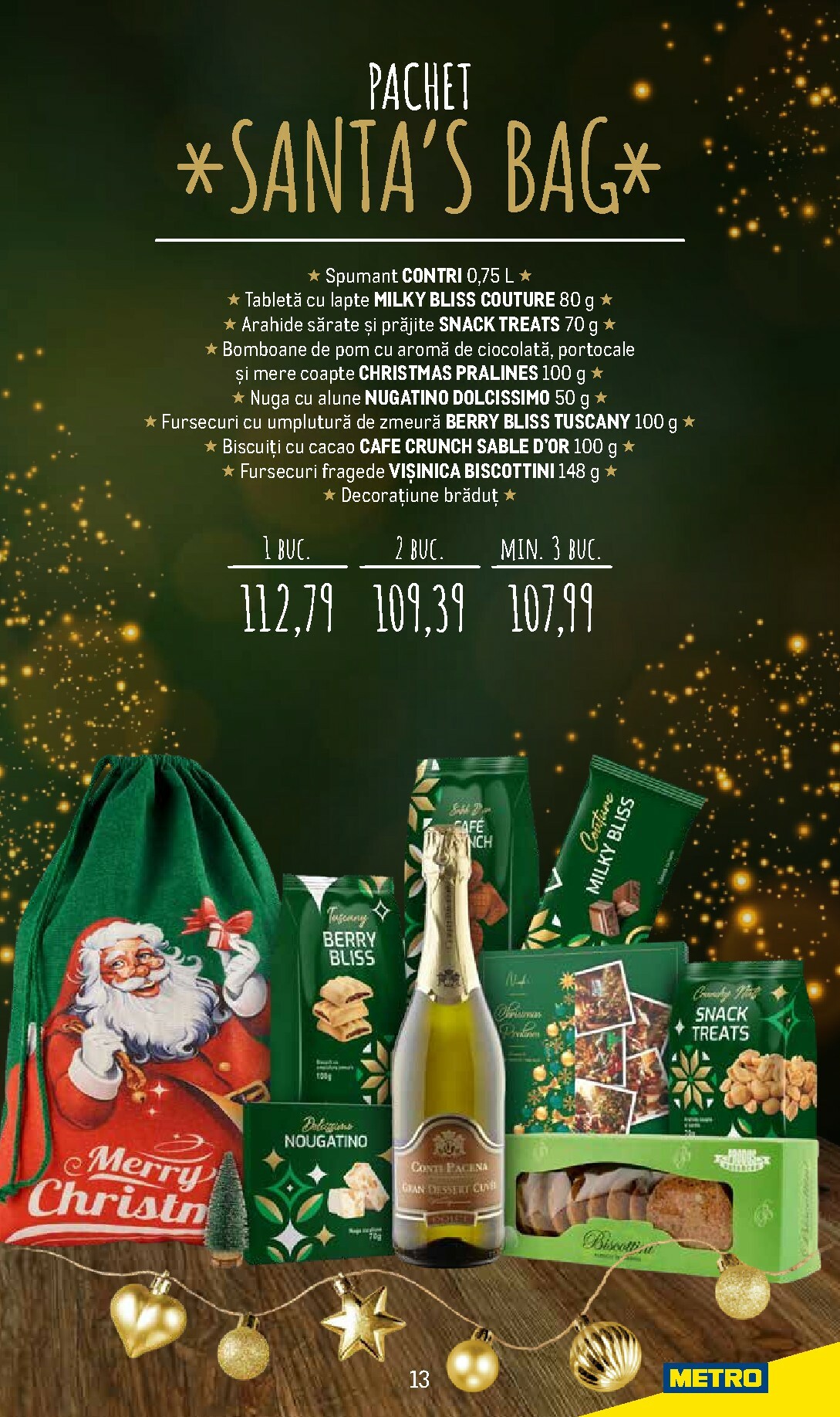 metro - Catalog Metro - Coșuri cadou pentru Crăciun online – oferte valabile din 24.11. - page: 13