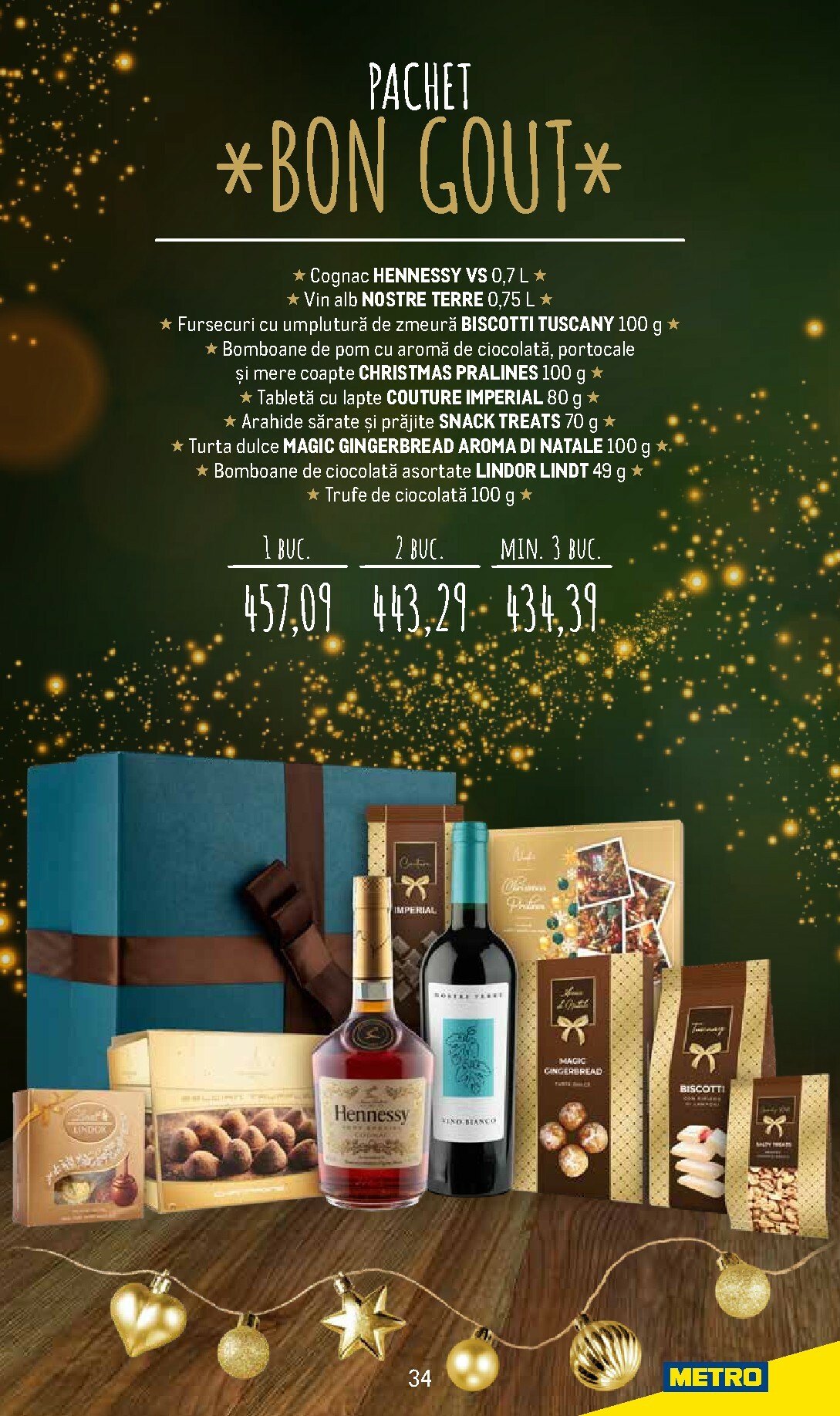 metro - Catalog Metro - Coșuri cadou pentru Crăciun online – oferte valabile din 24.11. - page: 34
