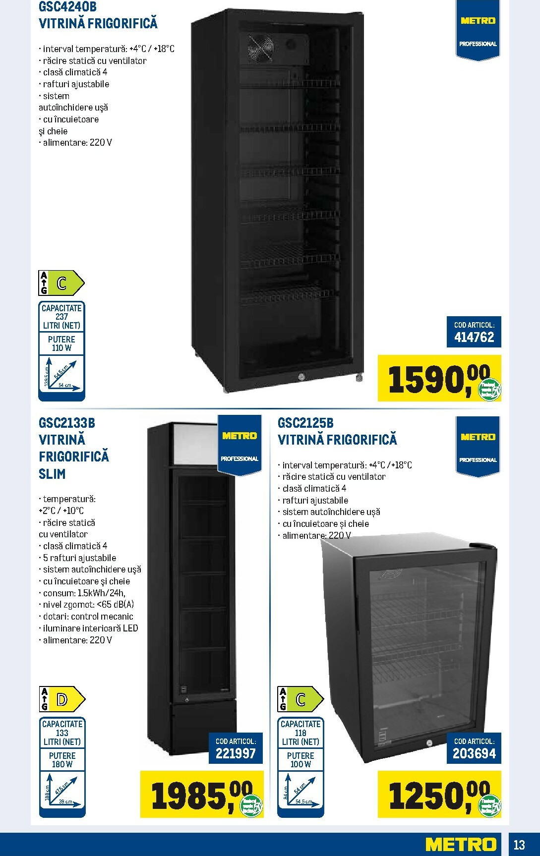 metro - Catalog Metro - Echipamente pentru magazinul tău online – oferte valabile din 05.01. - page: 13