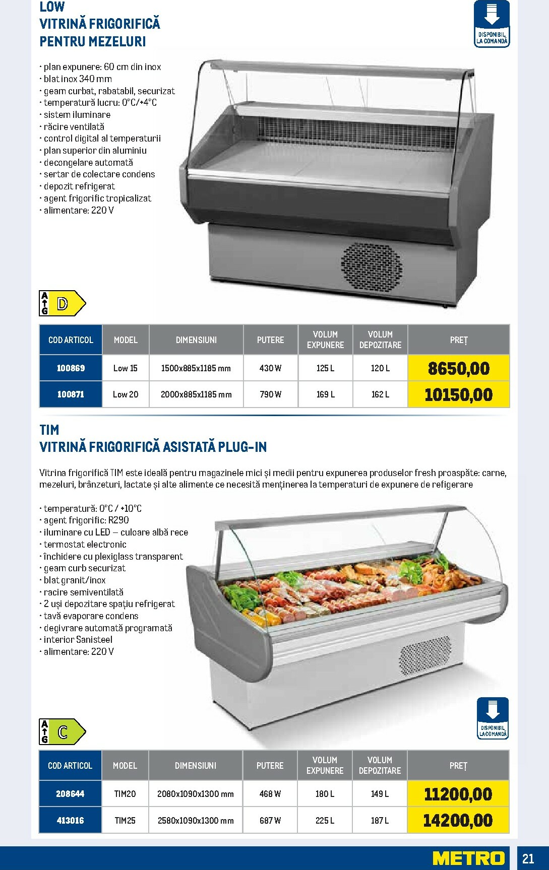 metro - Catalog Metro - Echipamente pentru magazinul tău online – oferte valabile din 05.01. - page: 21