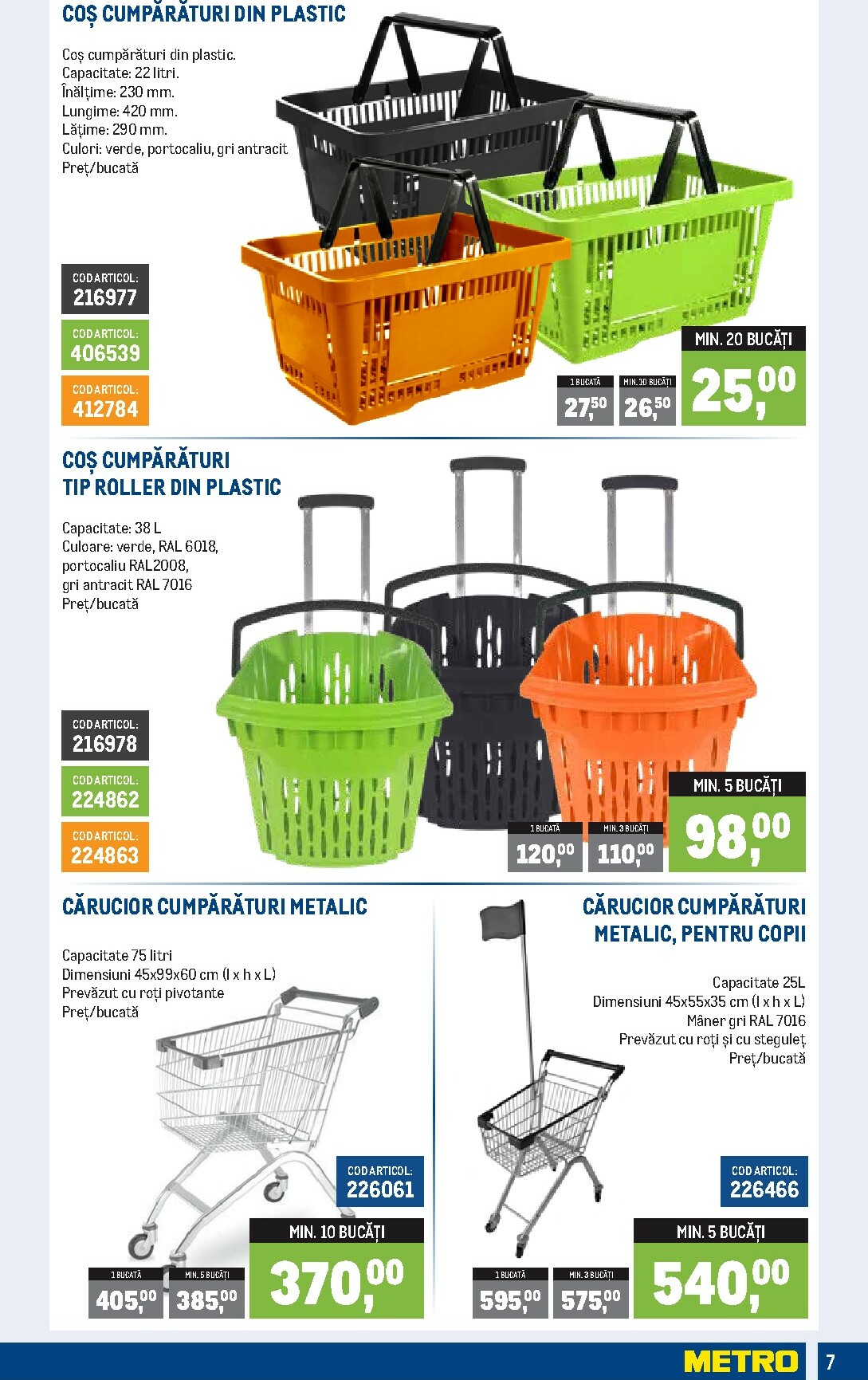 metro - Catalog Metro - Echipamente pentru magazinul tău online – oferte valabile din 05.01. - page: 7