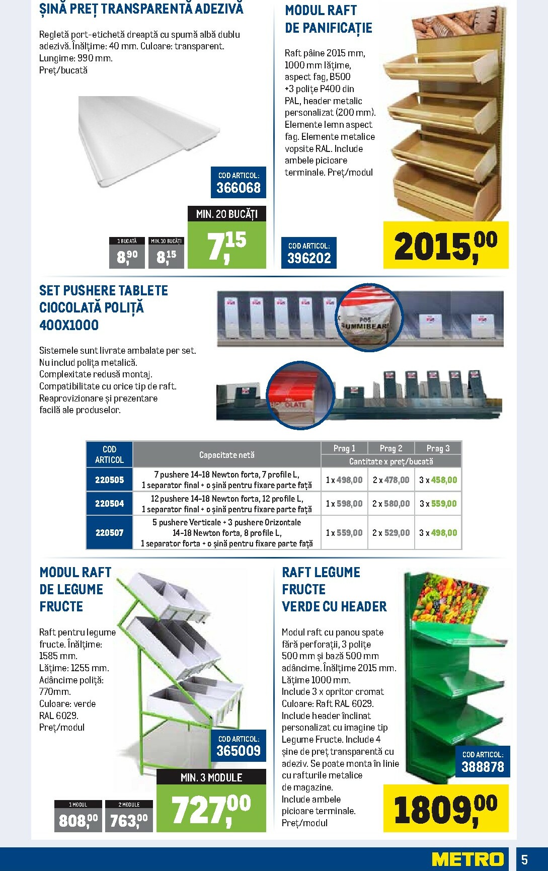 metro - Catalog Metro - Echipamente pentru magazinul tău online – oferte valabile din 05.01. - page: 5