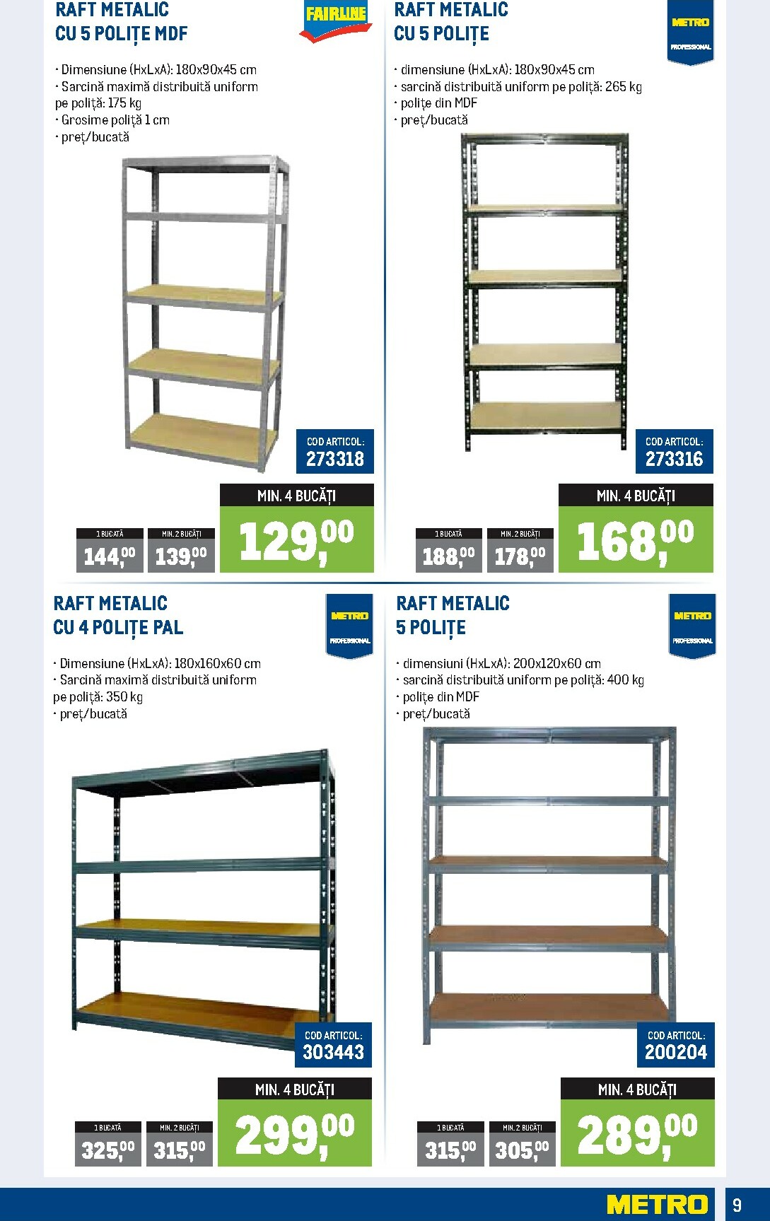 metro - Catalog Metro - Echipamente pentru magazinul tău online – oferte valabile din 05.01. - page: 9