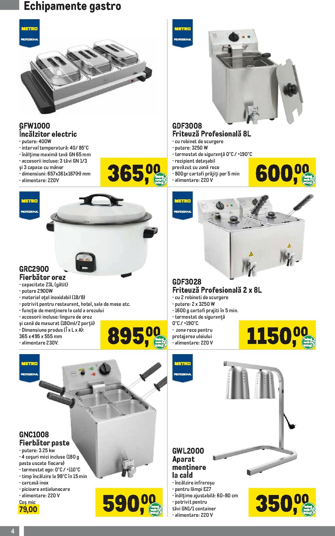 metro - Catalog Metro - Soluții Nealimentare pentru HoReCa online – oferte valabile din 05.01. - page: 4