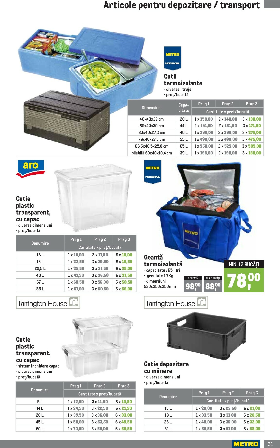 metro - Catalog Metro - Soluții Nealimentare pentru HoReCa online – oferte valabile din 05.01. - page: 31