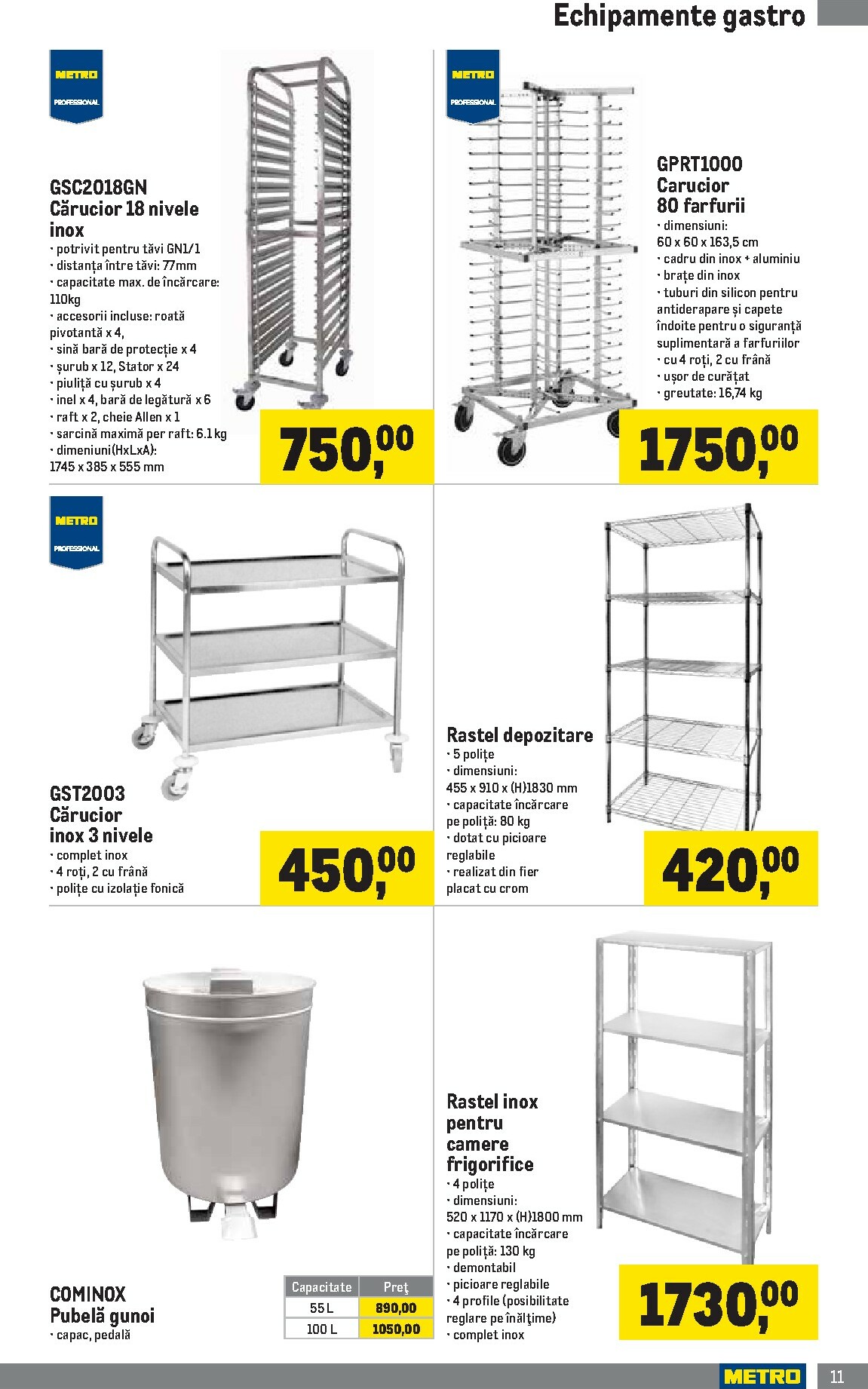 metro - Catalog Metro - Soluții Nealimentare pentru HoReCa online – oferte valabile din 05.01. - page: 11