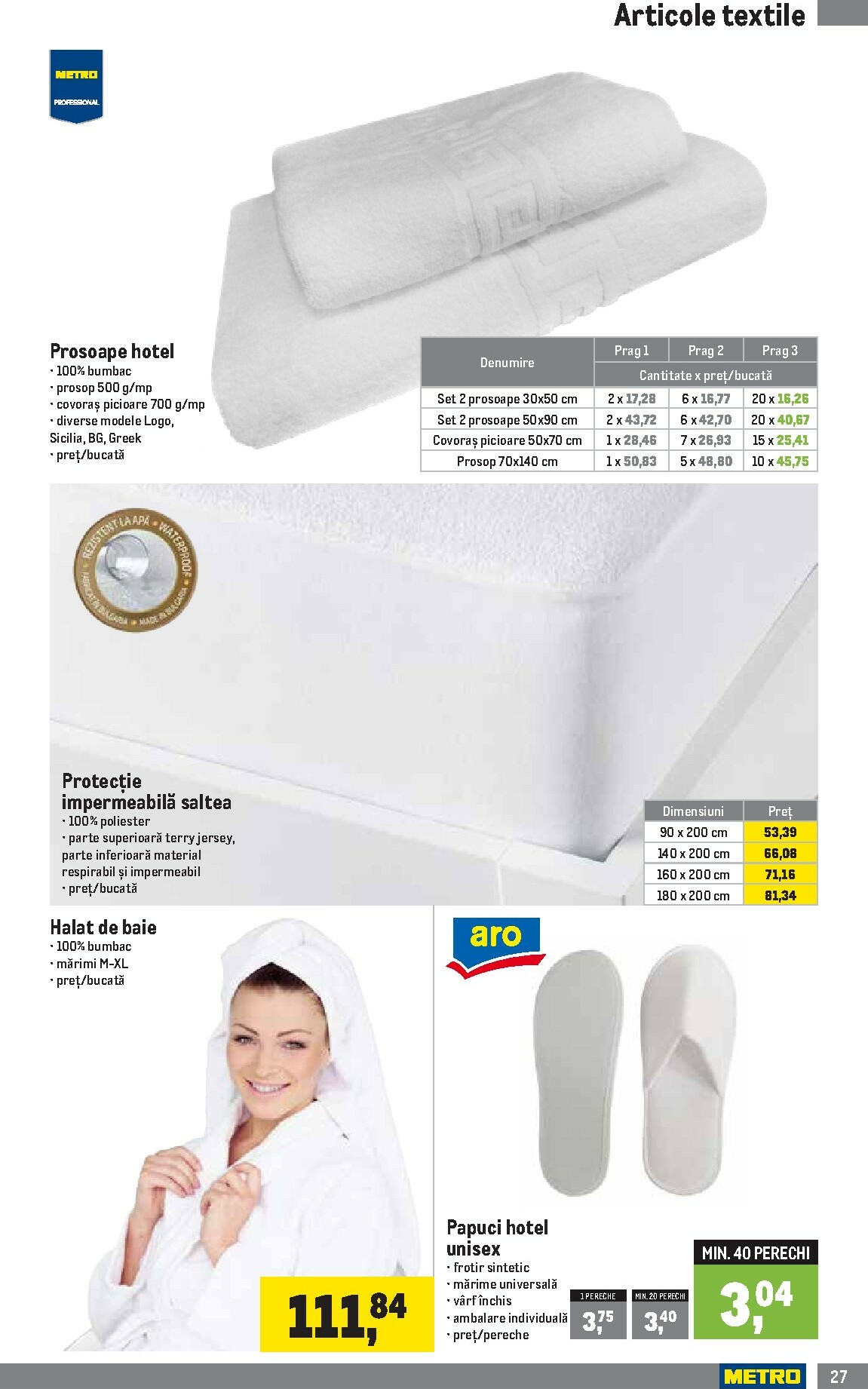 metro - Catalog Metro - Soluții Nealimentare pentru HoReCa online – oferte valabile din 05.01. - page: 27