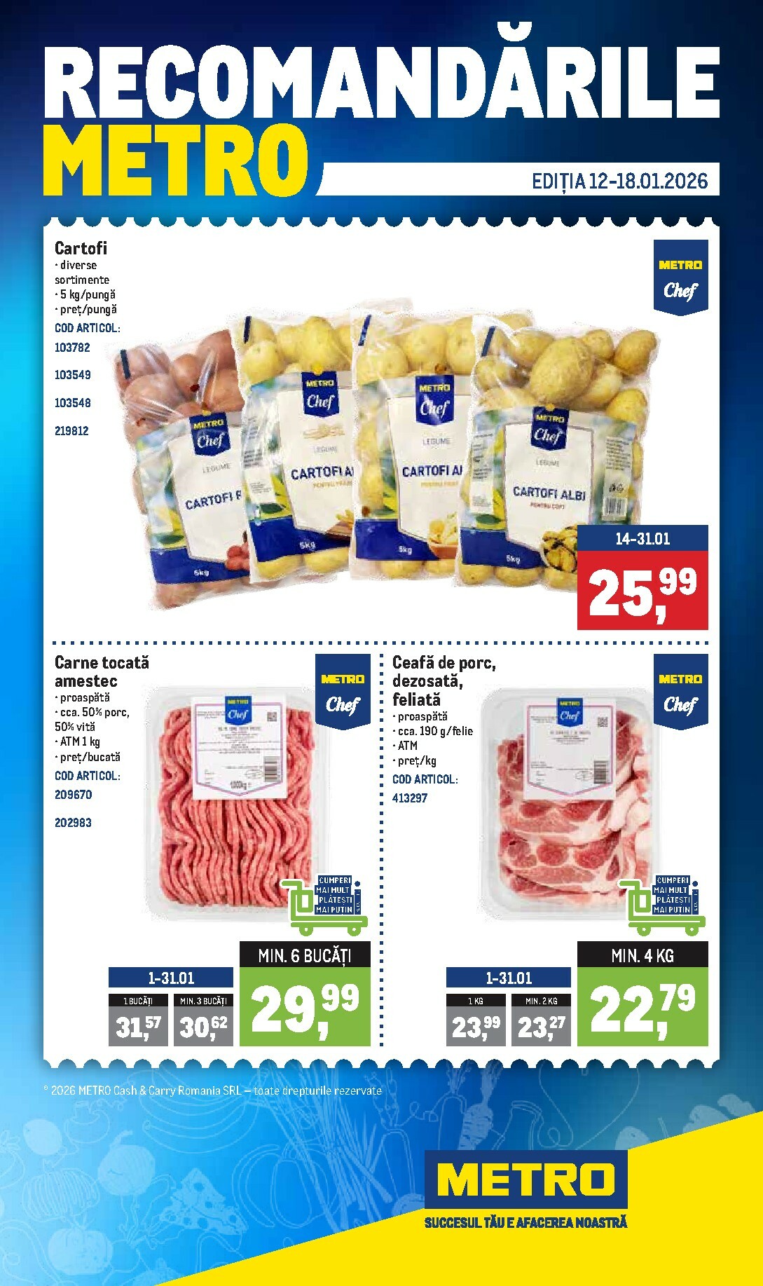 metro - Catalog Metro - Recomandările online – oferte valabile din 12.01.