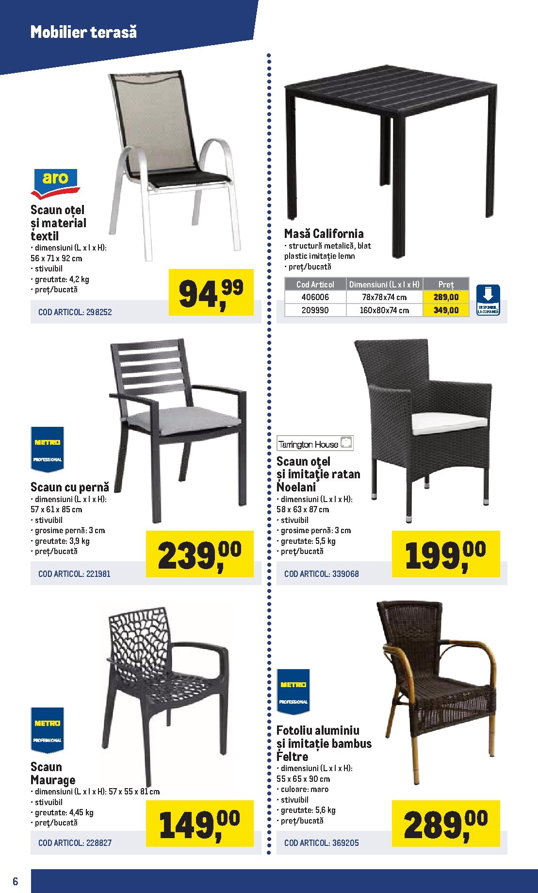 metro - Catalog Metro - Catalog Terasă și grădină PRO online – oferte valabile din 16.03.2026 - page: 6
