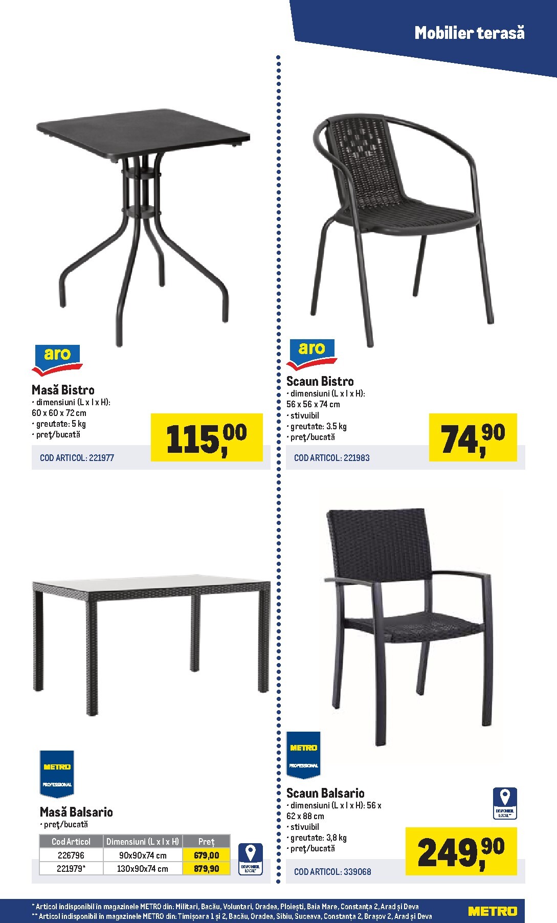 metro - Catalog Metro - Catalog Terasă și grădină PRO online – oferte valabile din 16.03.2026 - page: 5