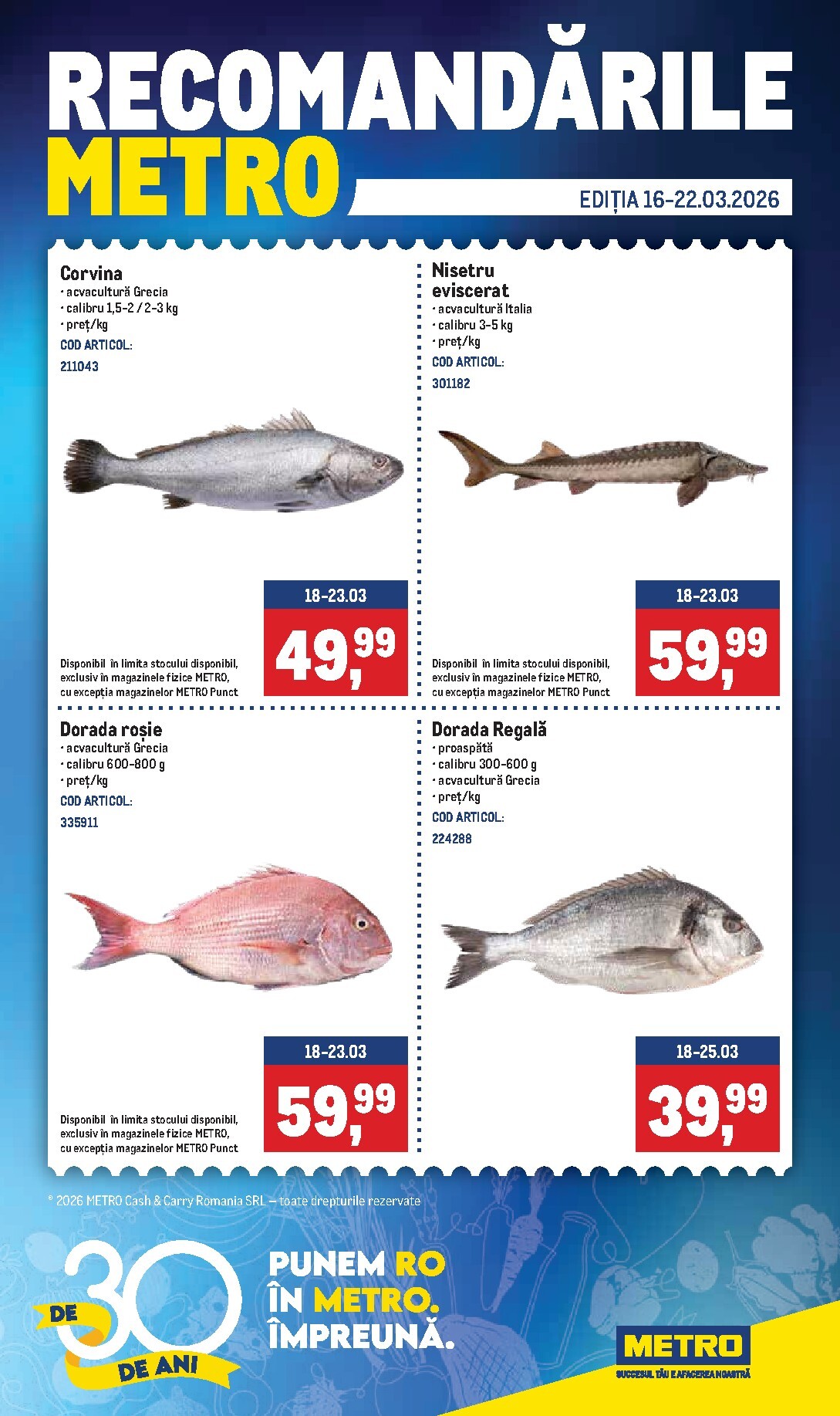 metro - Catalog Metro - Recomandari online – oferte valabile din 16.03.2026