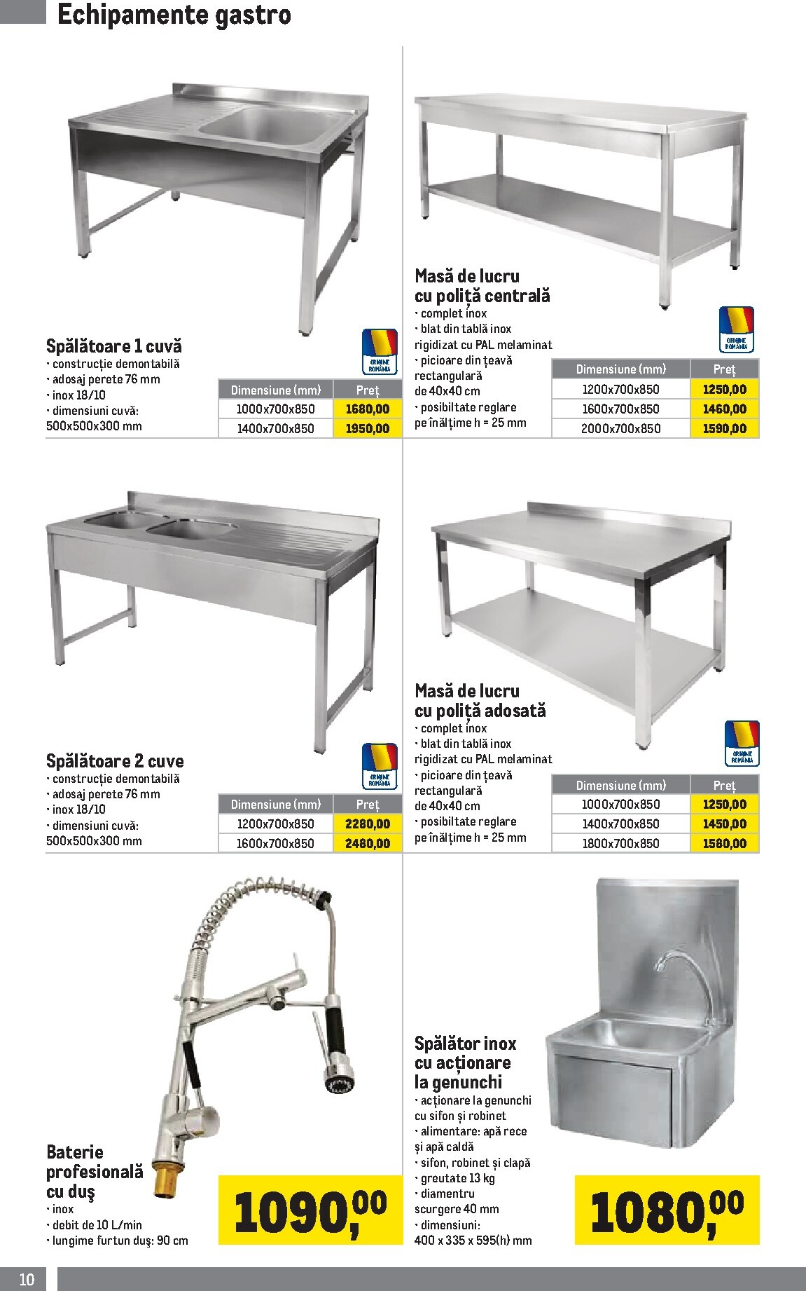 metro - Catalog Metro - Soluții Nealimentare pentru HoReCa online – oferte valabile din 01.04.2026 - page: 10