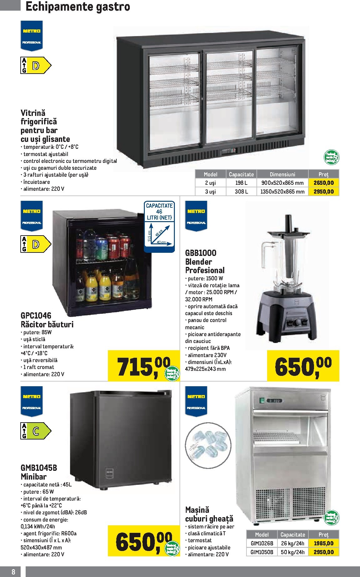 metro - Catalog Metro - Soluții Nealimentare pentru HoReCa online – oferte valabile din 01.04.2026 - page: 8