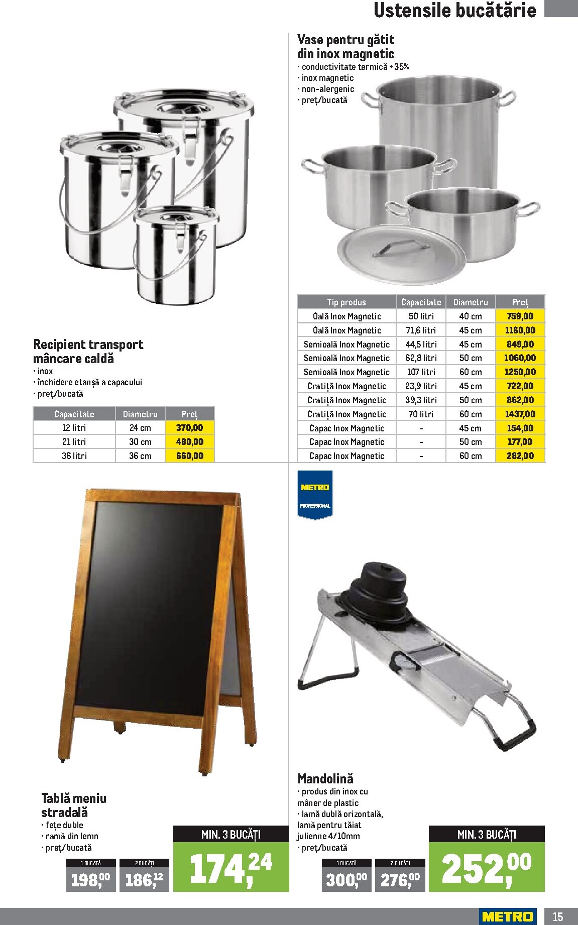 metro - Catalog Metro - Soluții Nealimentare pentru HoReCa online – oferte valabile din 01.04.2026 - page: 15