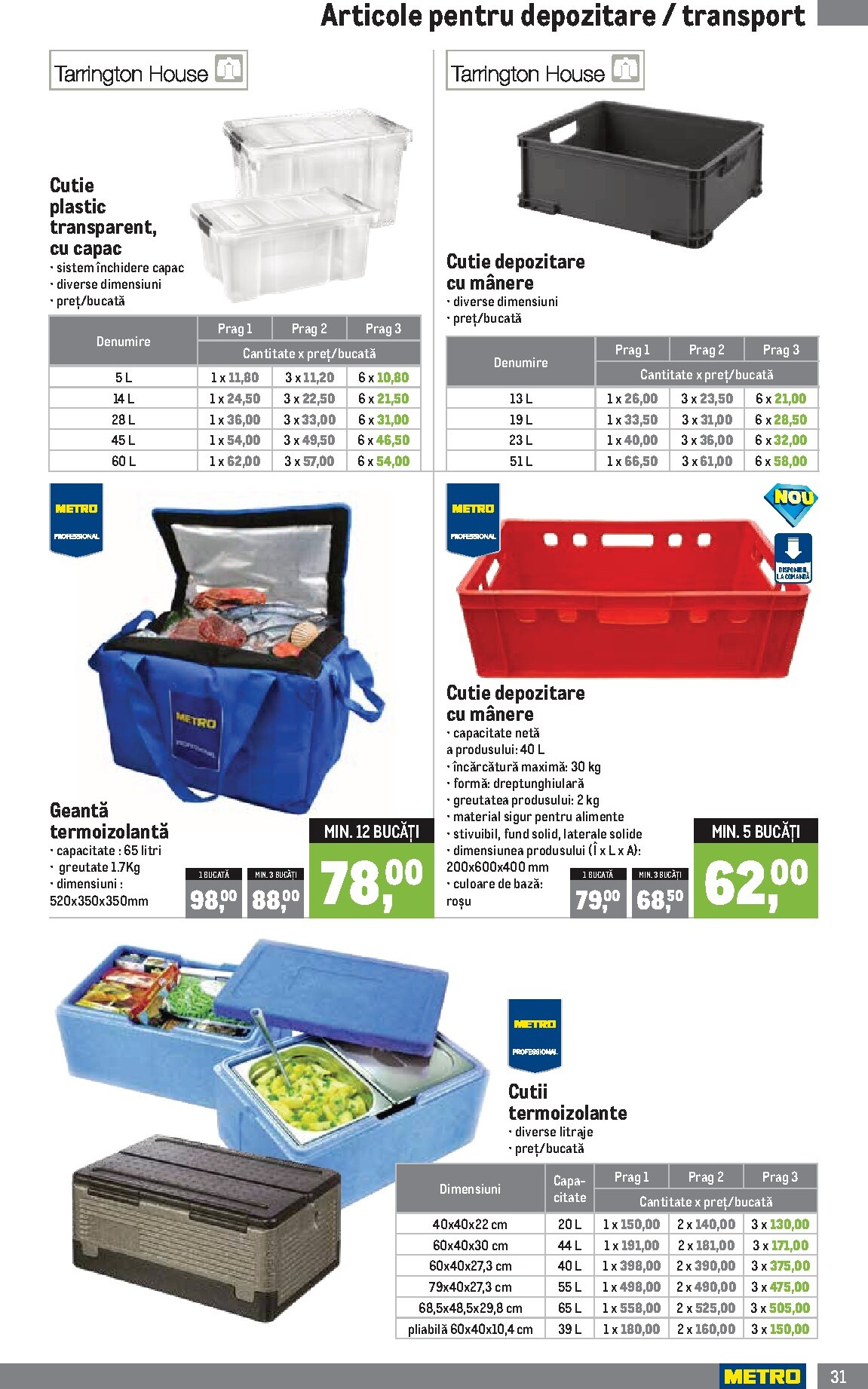 metro - Catalog Metro - Soluții Nealimentare pentru HoReCa online – oferte valabile din 01.04.2026 - page: 31