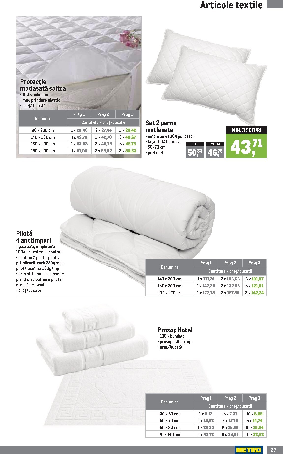 metro - Catalog Metro - Soluții Nealimentare pentru HoReCa online – oferte valabile din 01.04.2026 - page: 27