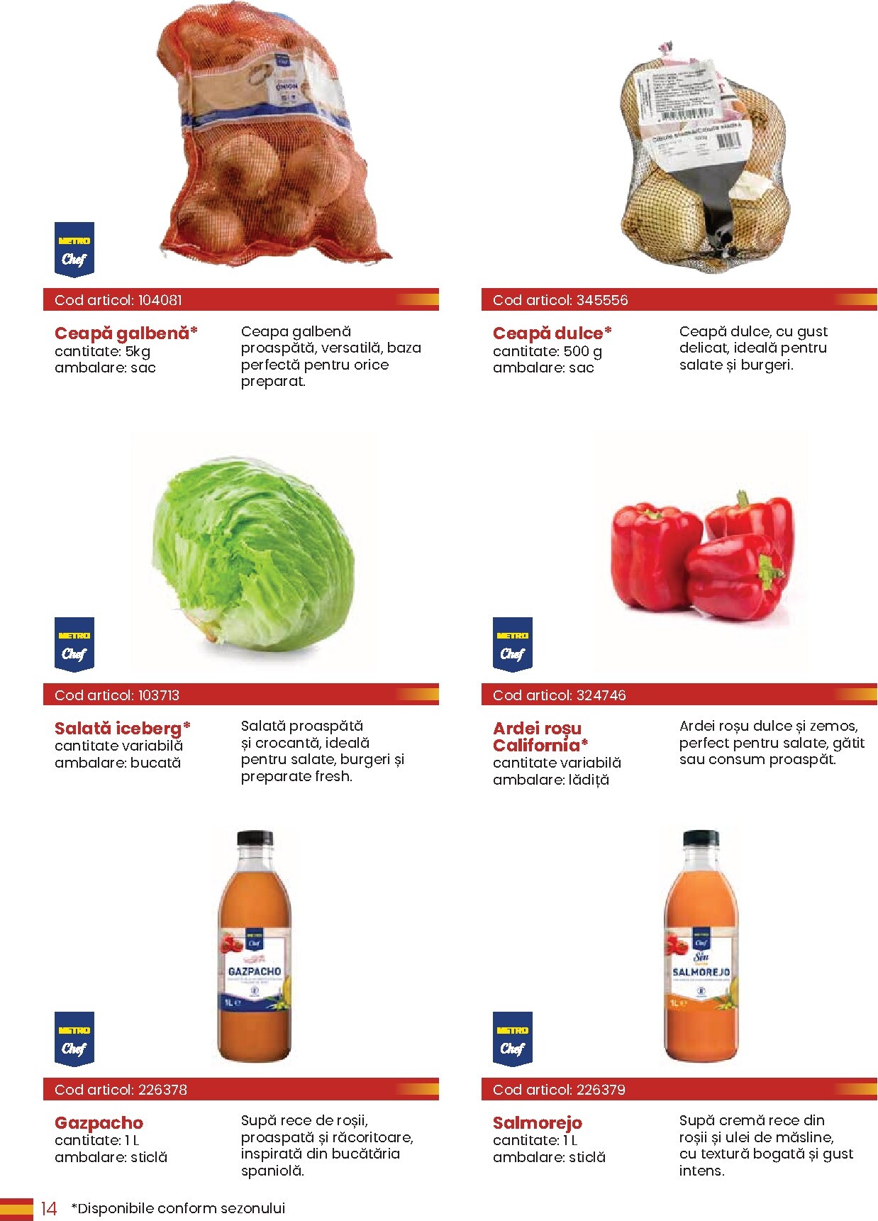 metro - Catalog Metro - Eat Spain, drink Spain online – oferte valabile din 30.03.2026 - page: 14