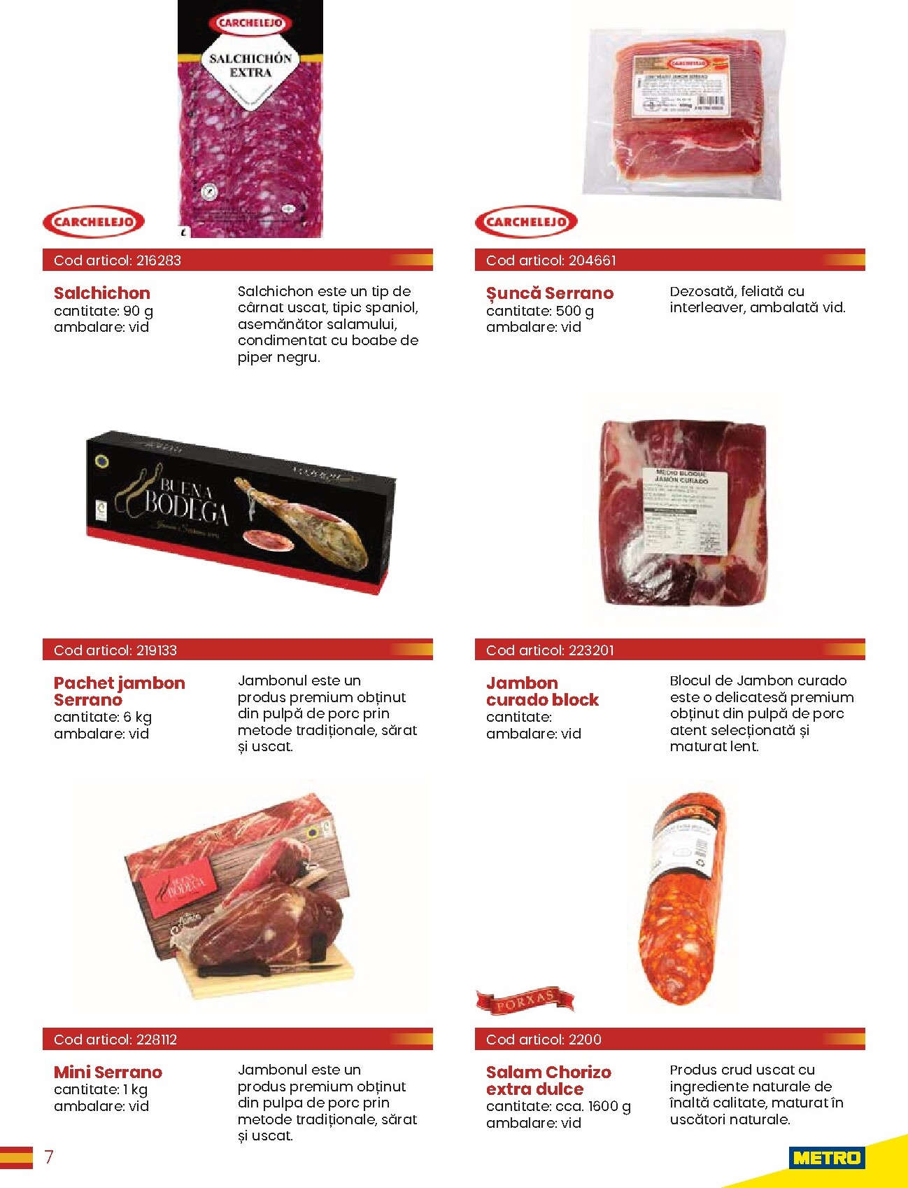 metro - Catalog Metro - Eat Spain, drink Spain online – oferte valabile din 30.03.2026 - page: 7