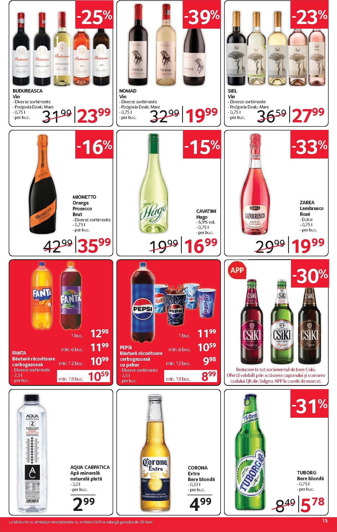 selgros - Selgros - Magazine Mici pliante pentru săptămâna viitoare de la vineri 29.05.2026 până la joi 11.06.2026 - page: 15