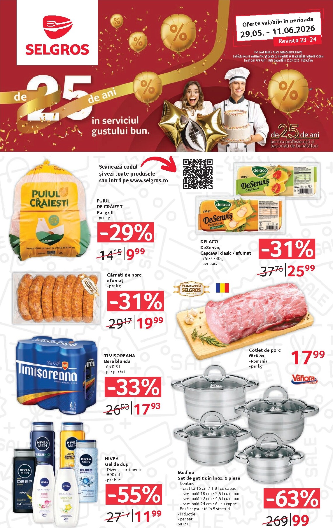 selgros - Selgros - Magazine Mici pliante pentru săptămâna viitoare de la vineri 29.05.2026 până la joi 11.06.2026