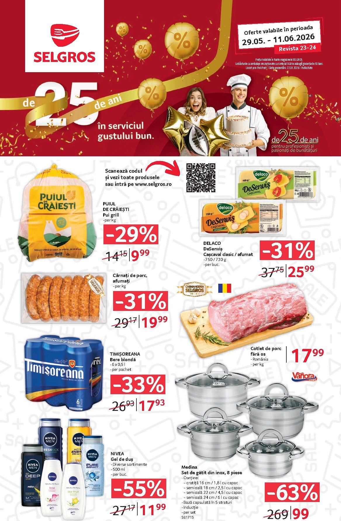 selgros - Selgros - Food pliante pentru săptămâna viitoare de la vineri 29.05.2026 până la joi 11.06.2026 - page: 1
