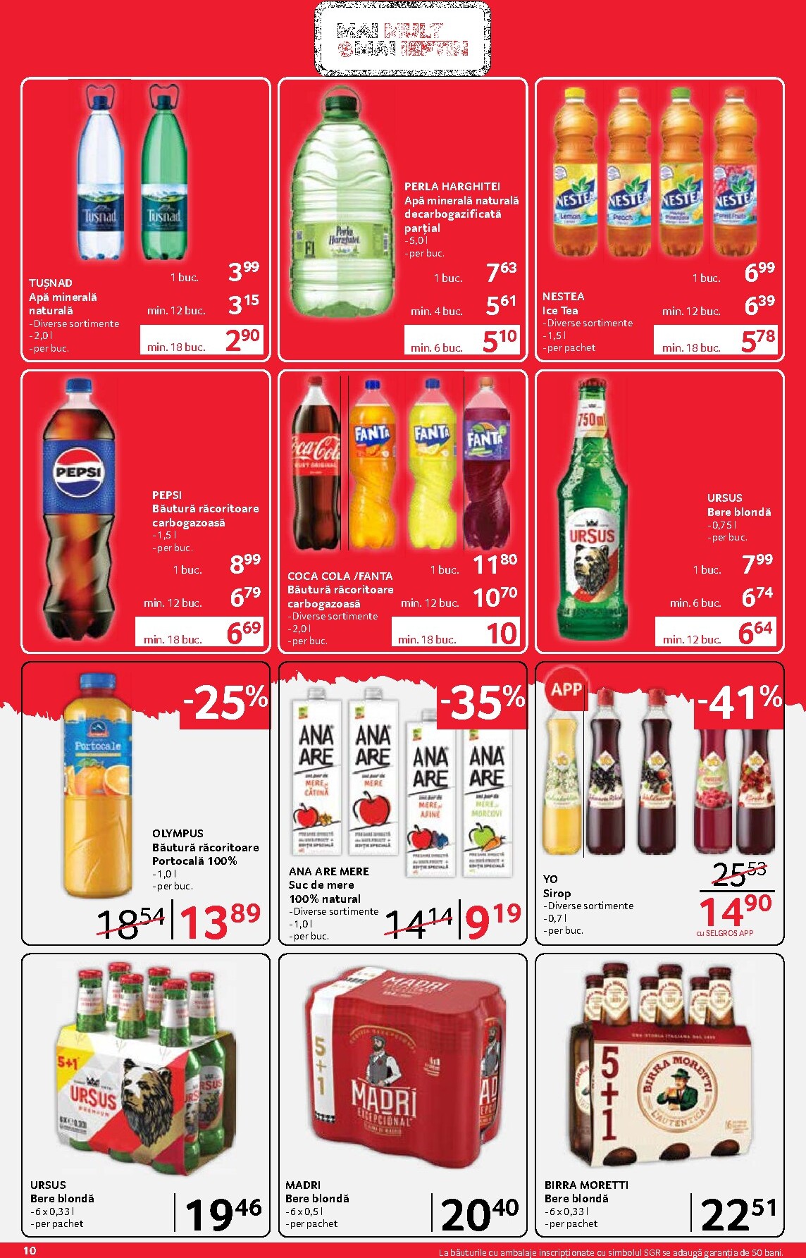 selgros - Selgros - Magazine Mici pliante pentru săptămâna viitoare de la vineri 12.06.2026 până la joi 25.06.2026 - page: 10