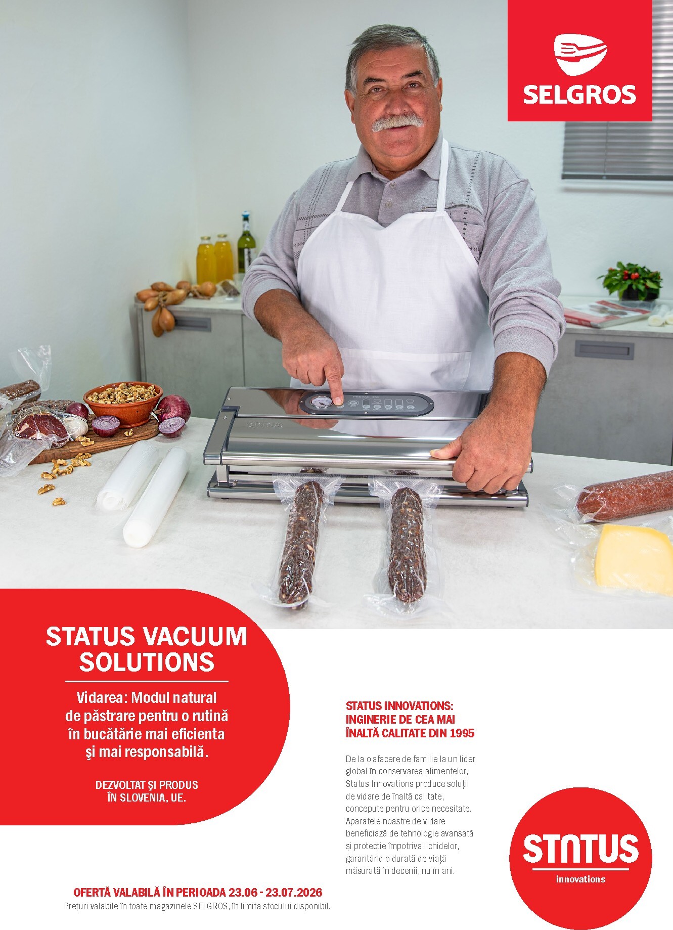 selgros - Brosura Selgros - Status Vacuum Solutions valabilă de la marți 23.06.2026 până la joi 23.07.2026