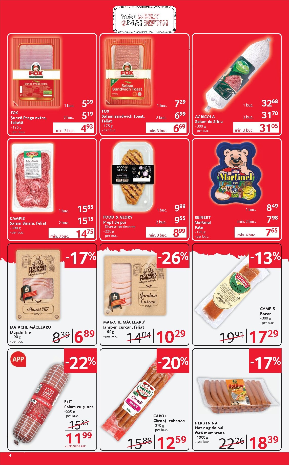 selgros - Selgros - Magazine Mici pliante pentru săptămâna viitoare de la vineri 10.07.2026 până la joi 23.07.2026 - page: 4