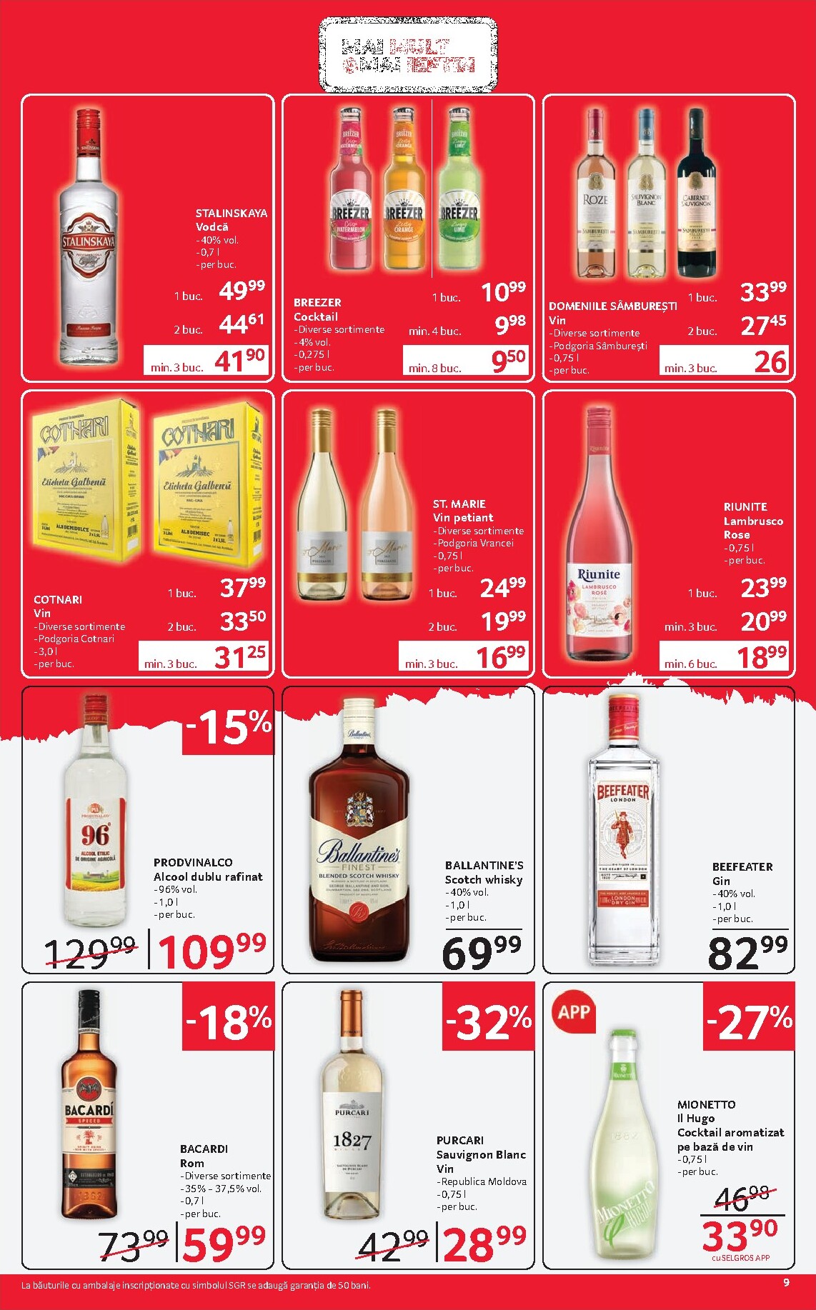 selgros - Selgros - Magazine Mici pliante pentru săptămâna viitoare de la vineri 10.07.2026 până la joi 23.07.2026 - page: 9