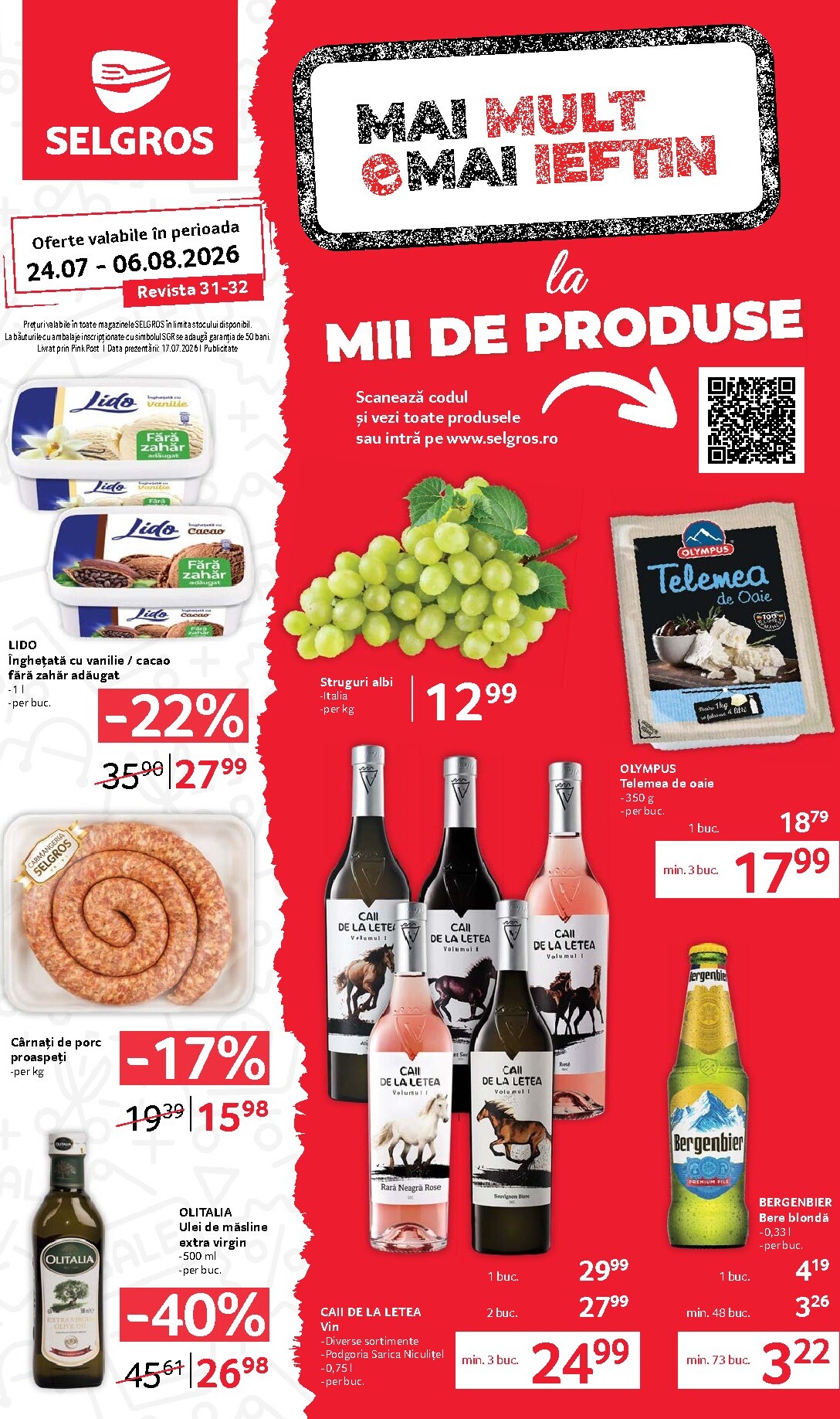 selgros - Brosura Selgros - Food valabilă de la vineri 24.07.2026 până la joi 06.08.2026