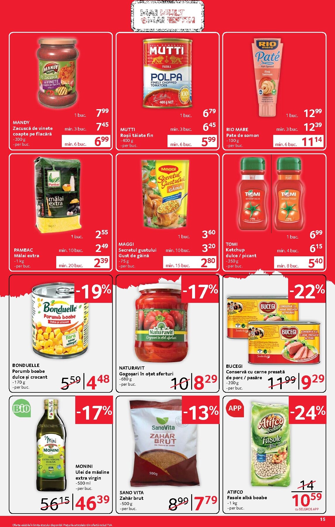 selgros - Brosura Selgros - Food valabilă de la vineri 24.07.2026 până la joi 06.08.2026 - page: 15