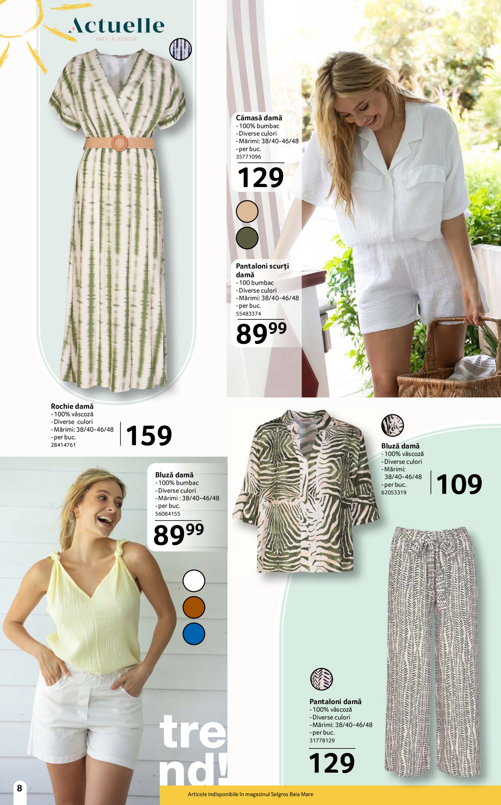 selgros - Catalog Selgros - Moda de vară valabil din 16.05. - 12.06. - page: 8 selgros - Catalog Selgros - Moda de vară valabil din 16.05. - 12.06. - page: 8