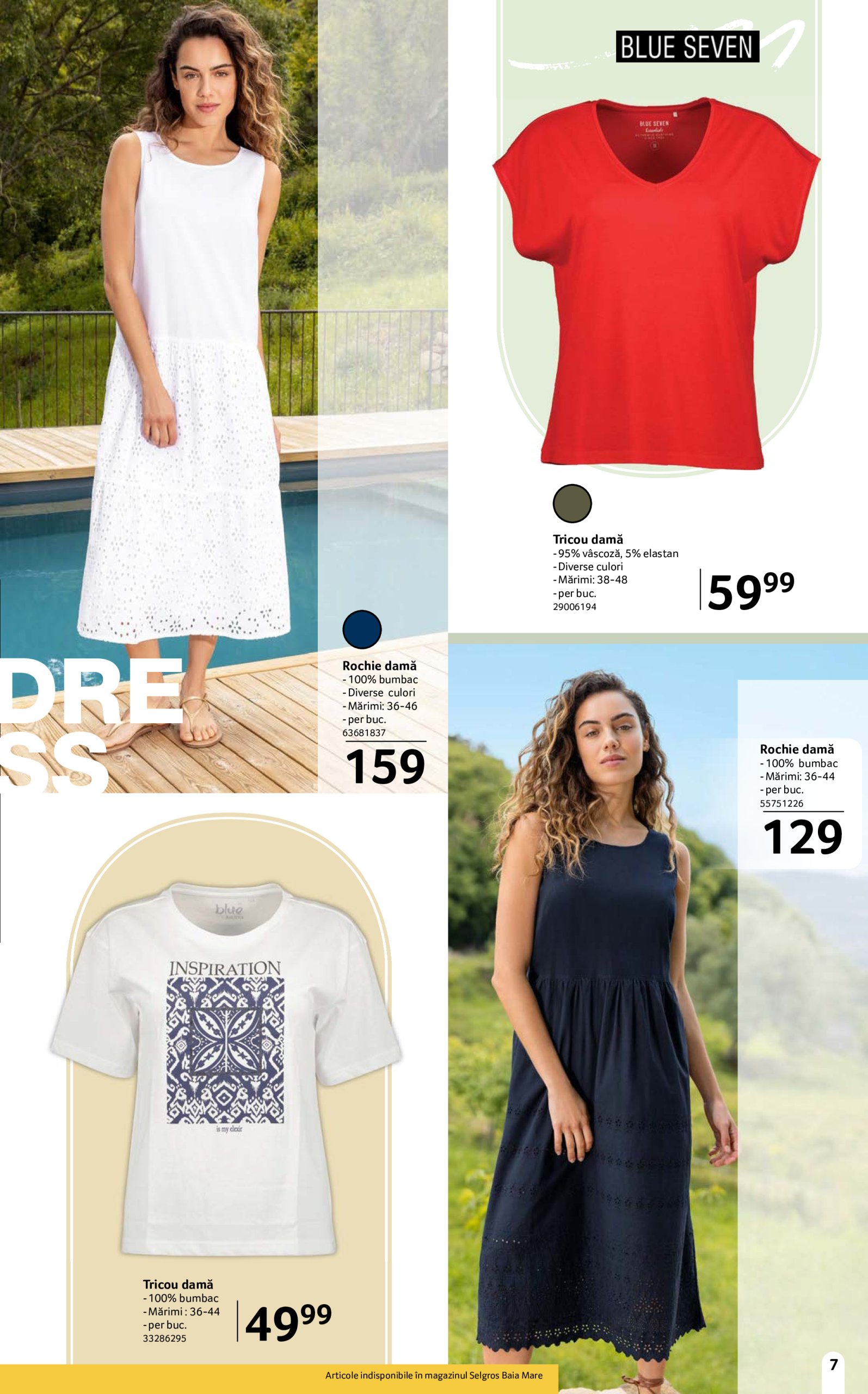 selgros - Catalog Selgros - Moda de vară valabil din 16.05. - 12.06. - page: 7 selgros - Catalog Selgros - Moda de vară valabil din 16.05. - 12.06. - page: 7