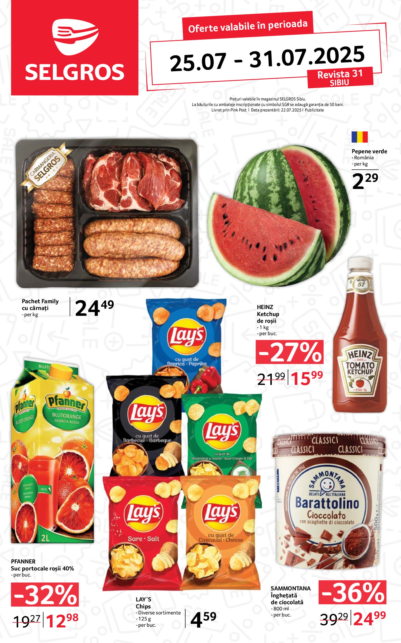 selgros - Catalog Selgros - Sibiu valabil din 25.07. până pe 31.07.