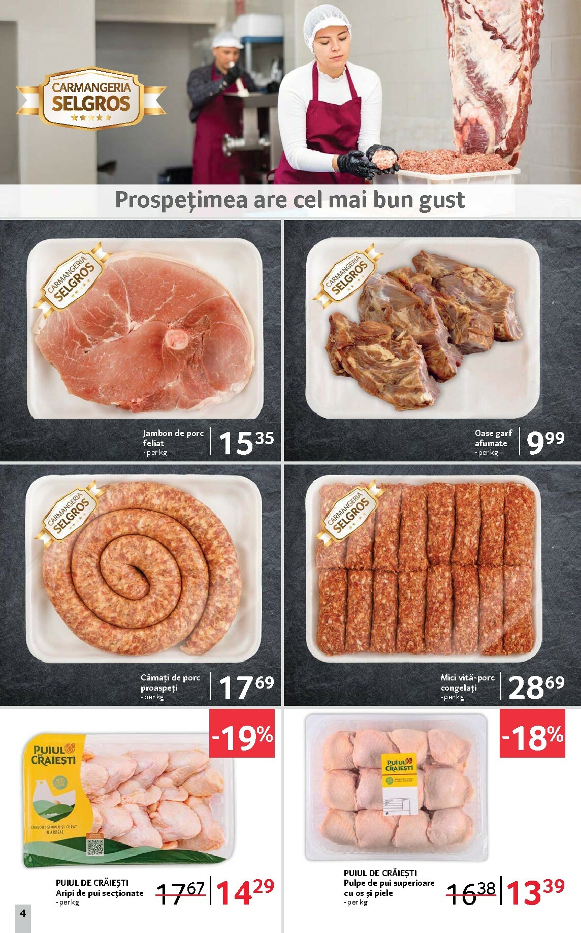 selgros - Catalog Selgros - Food online – oferte valabile din 28.11. - page: 4