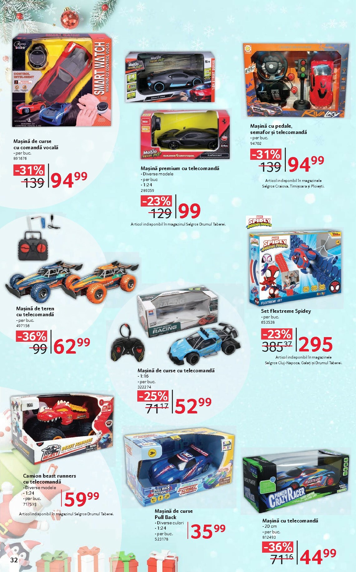 selgros - Catalog Selgros - Cadouri si jucarii online – oferte valabile din 06.12. - page: 32
